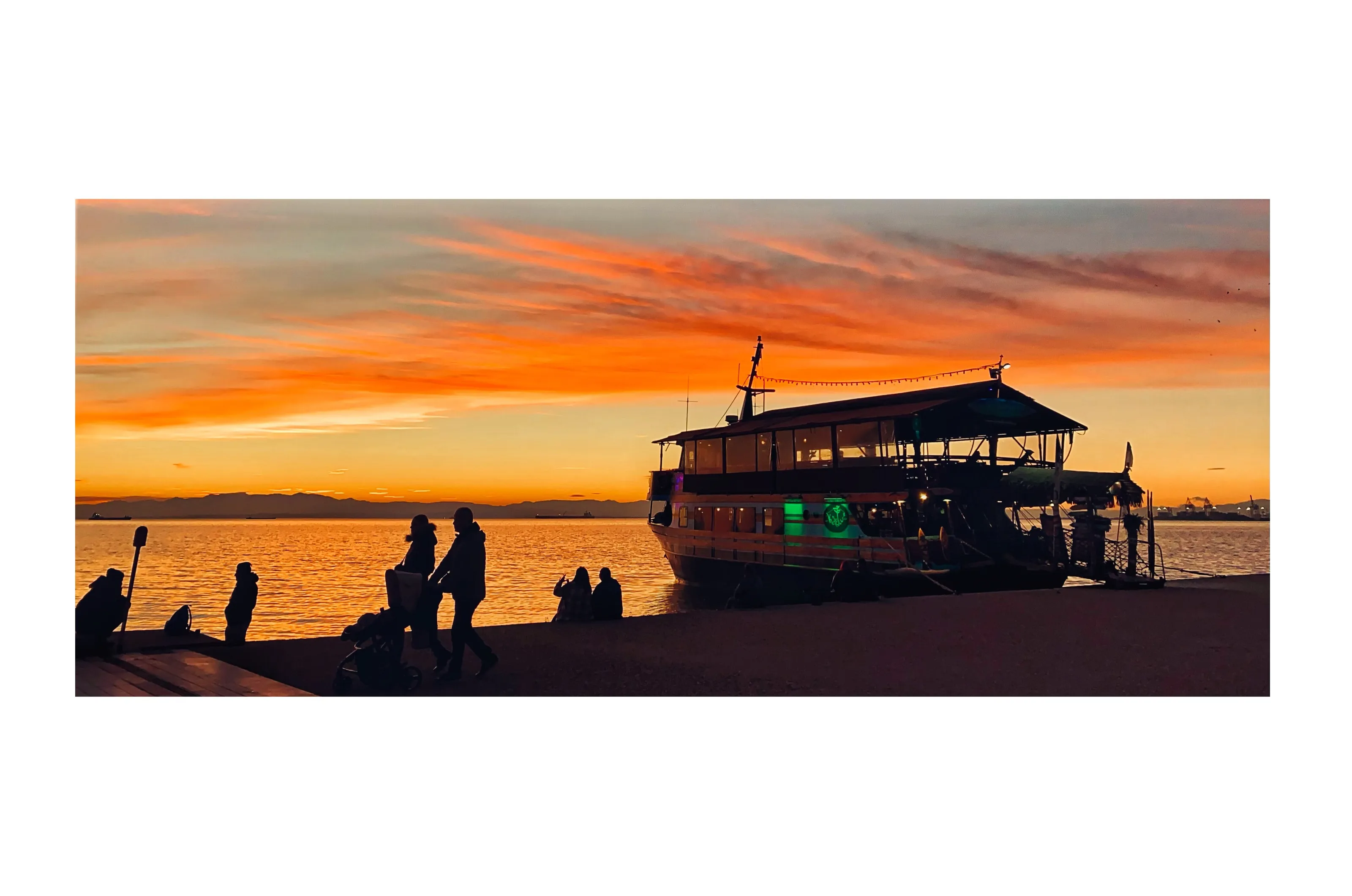 Sunset colors