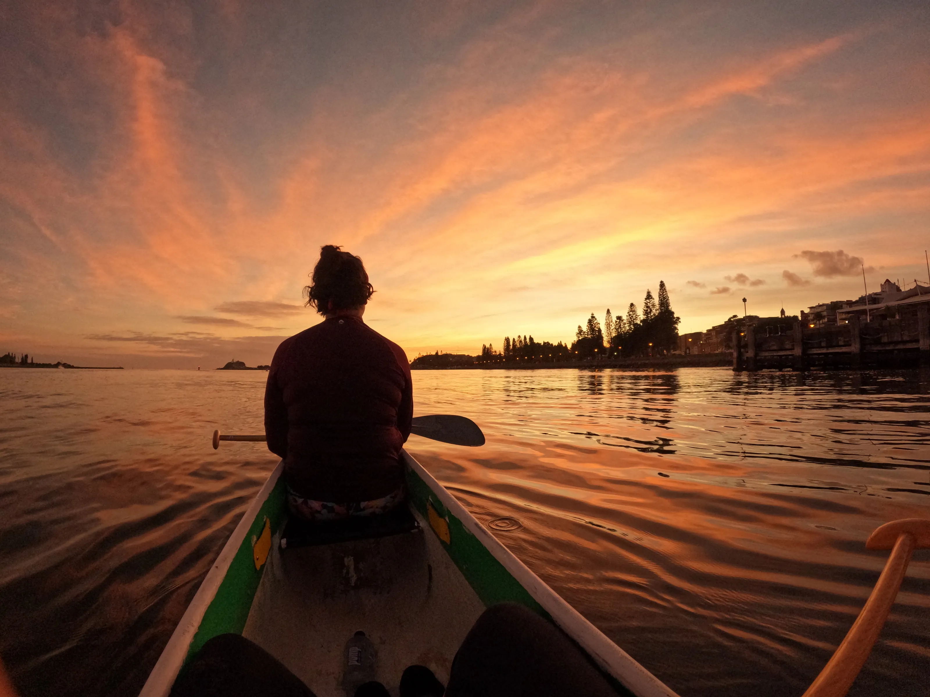 Early morning paddle
