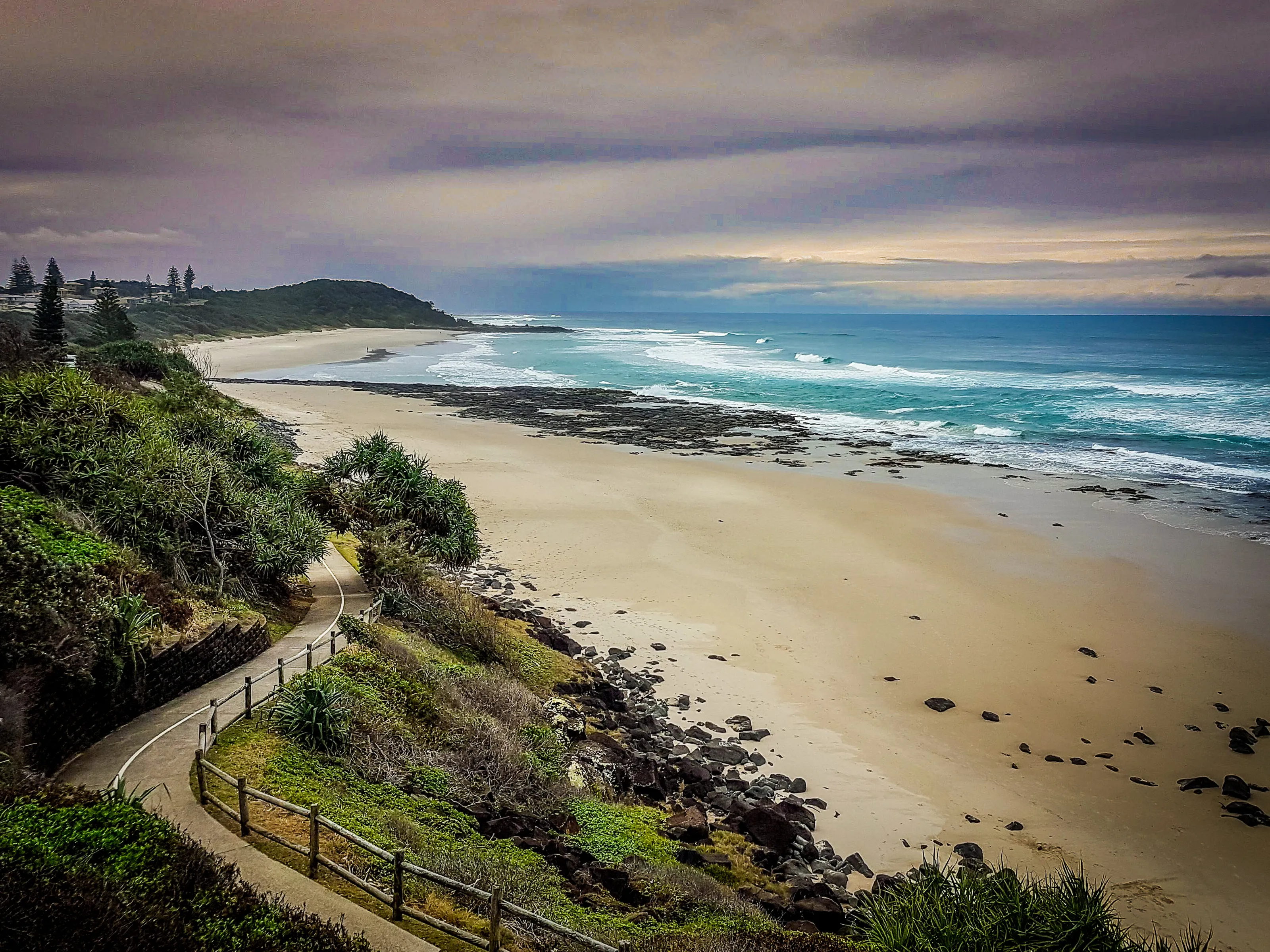 Ballina coastline in NSW Autralia