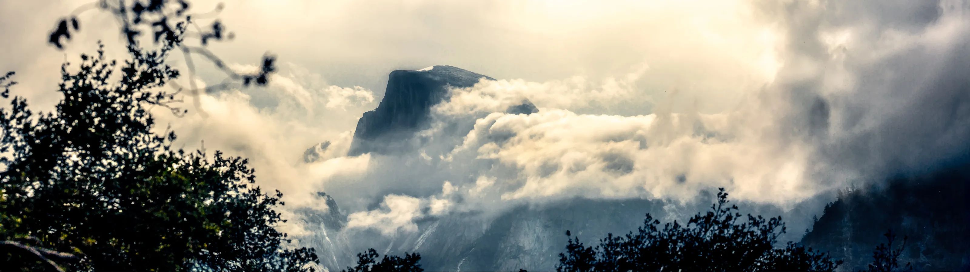 Storm Rolling Over Half Dome