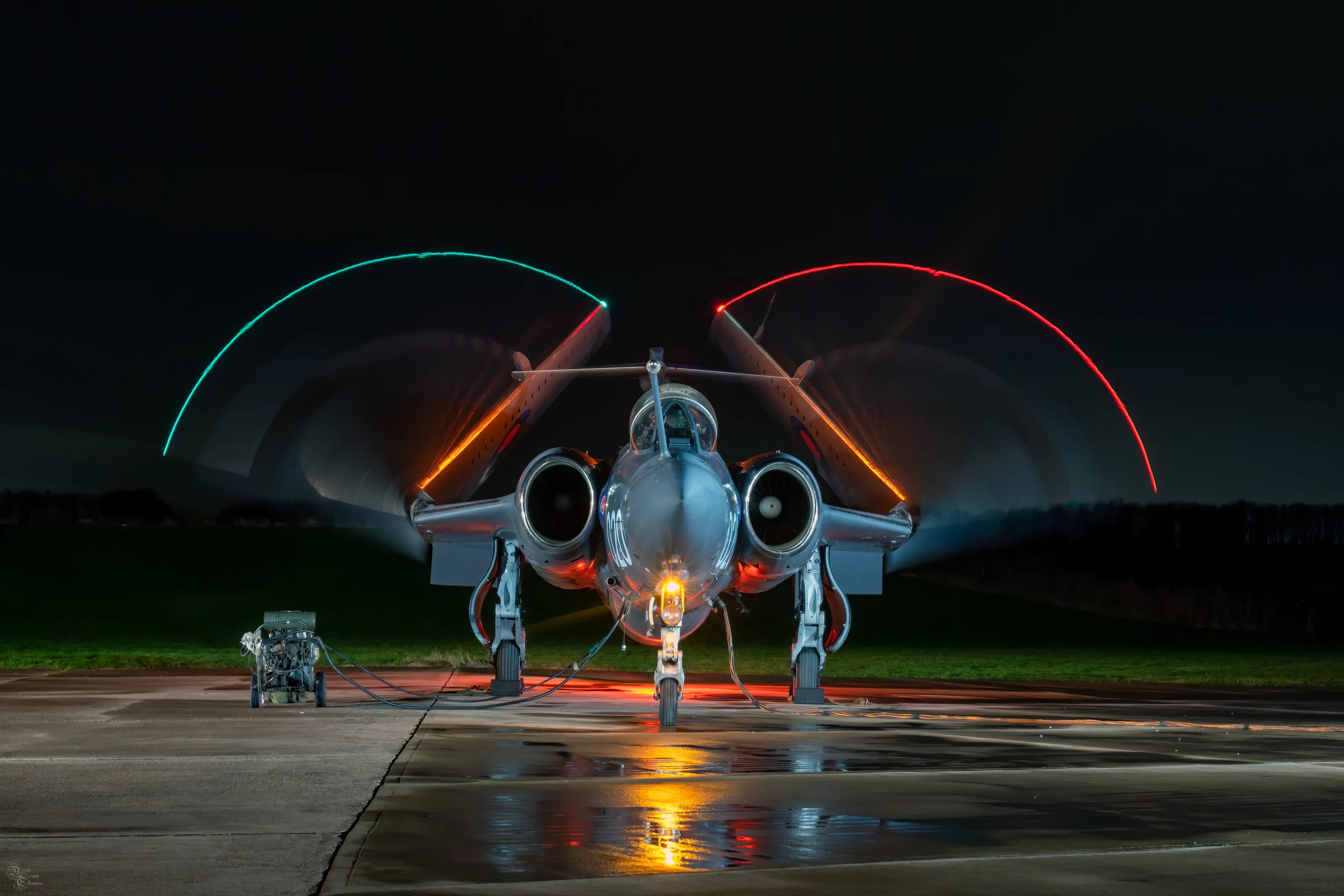 The Navy Buccaneer wing-flap