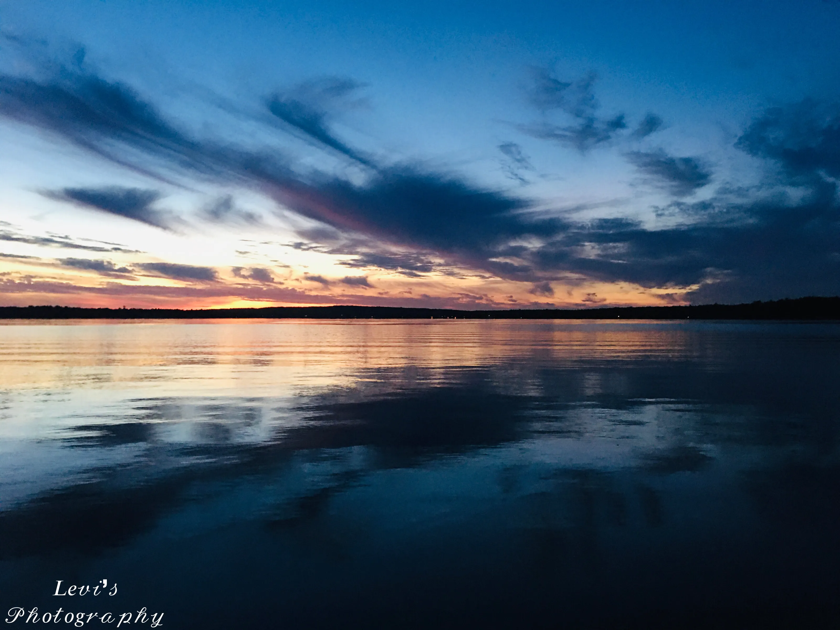 Beautiful Lake Sunset