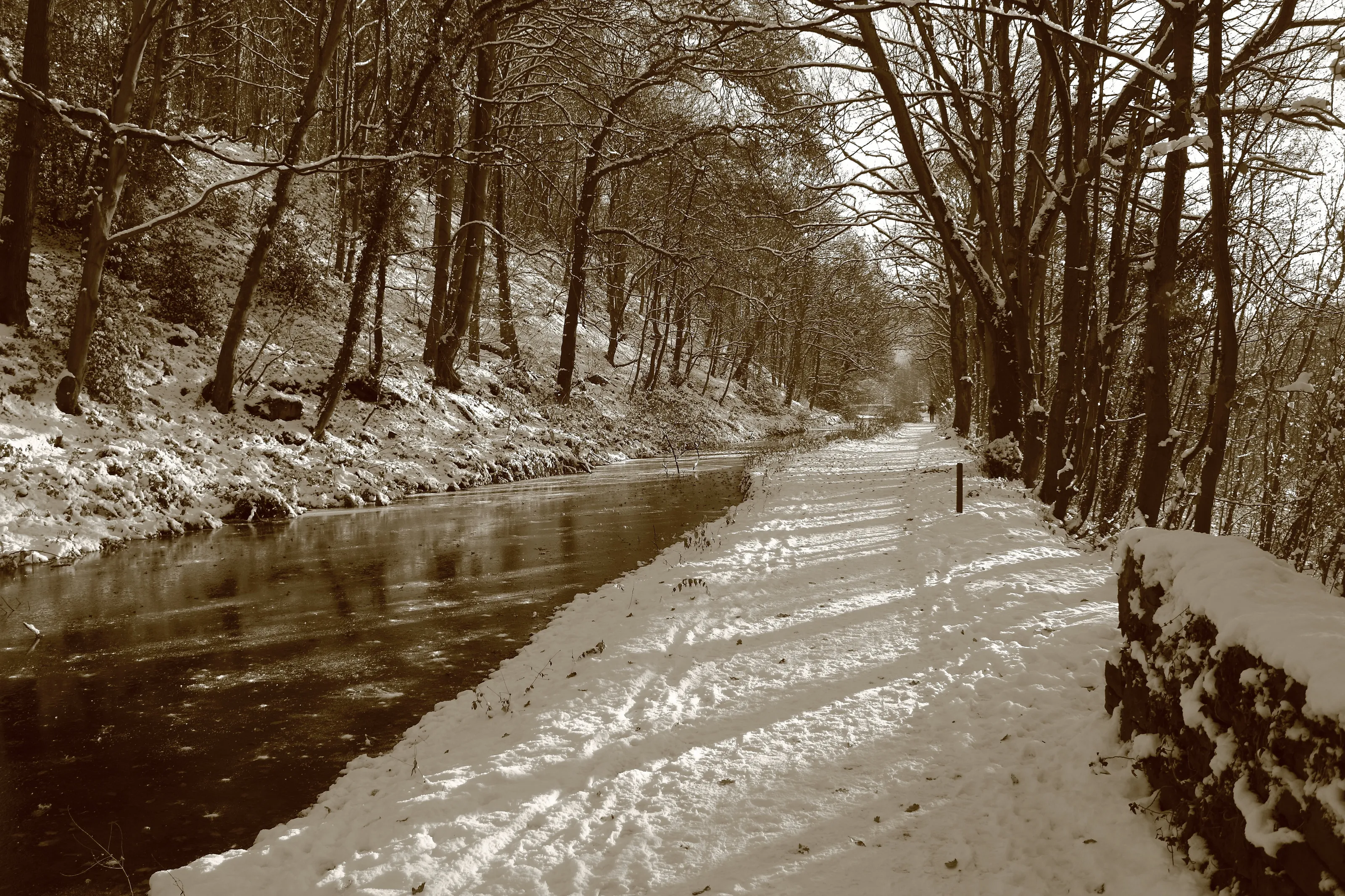 Snowy Canal