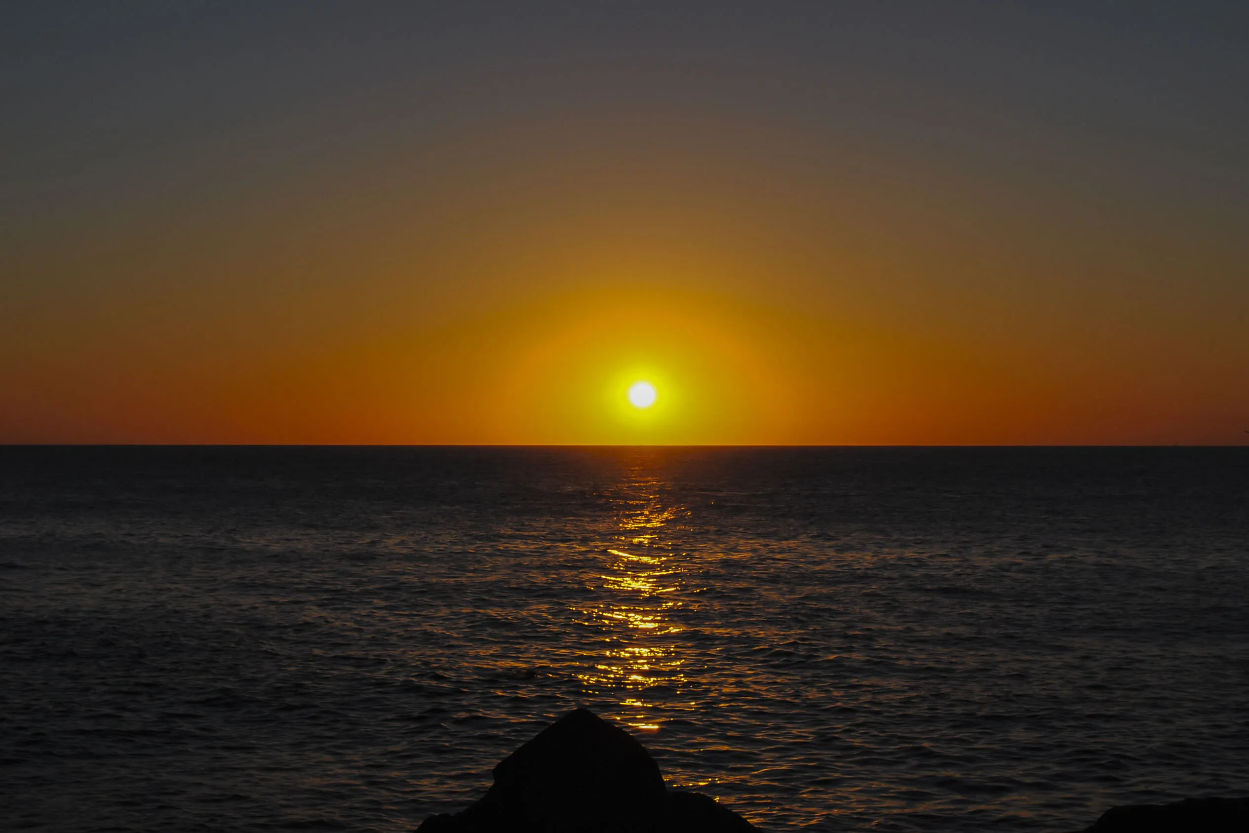 Sunset over Mediterranean