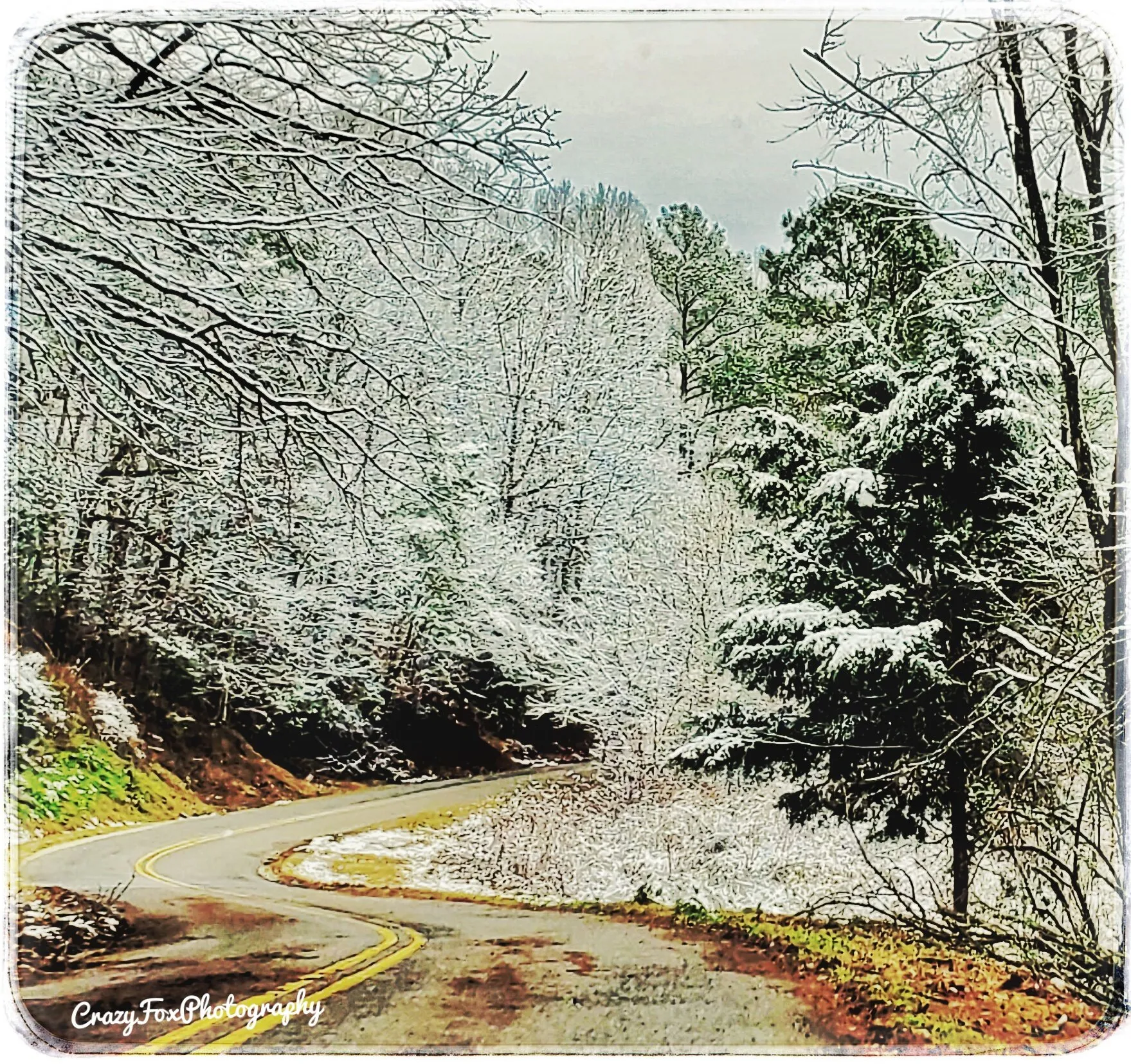 Snowy road