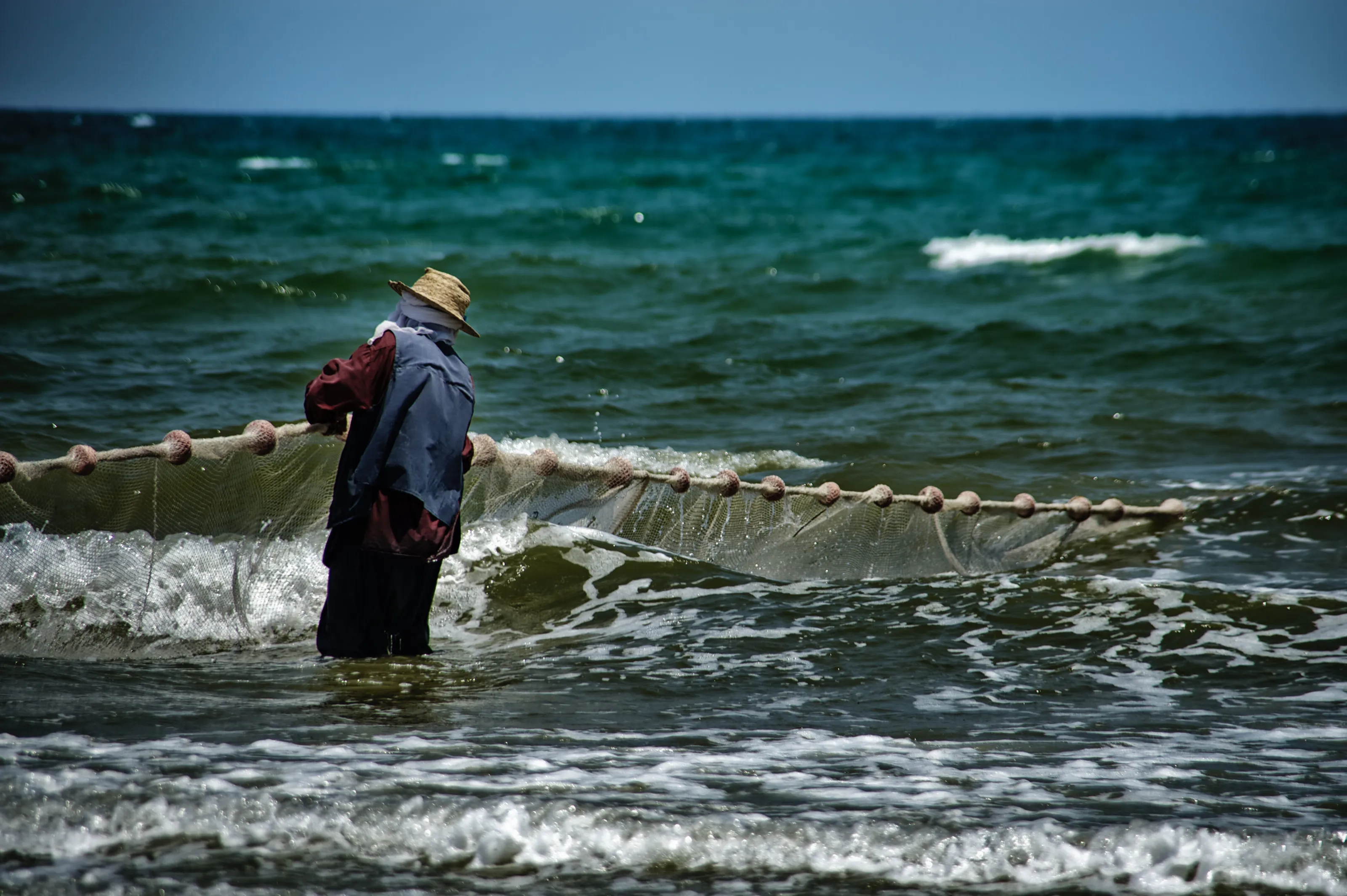 Traditional Fisherman in Gabes