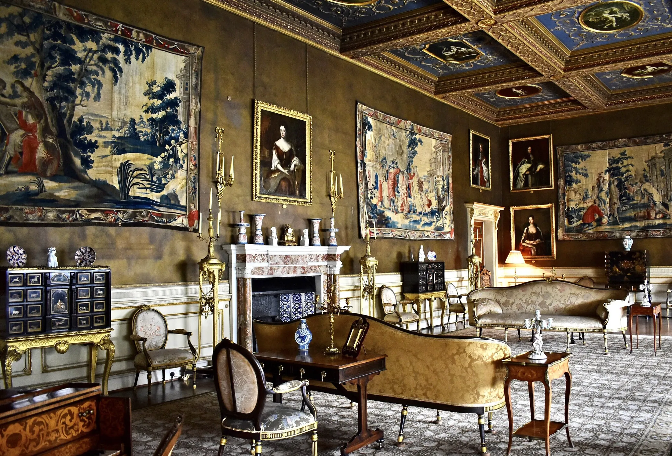 Inside Chirk Castle