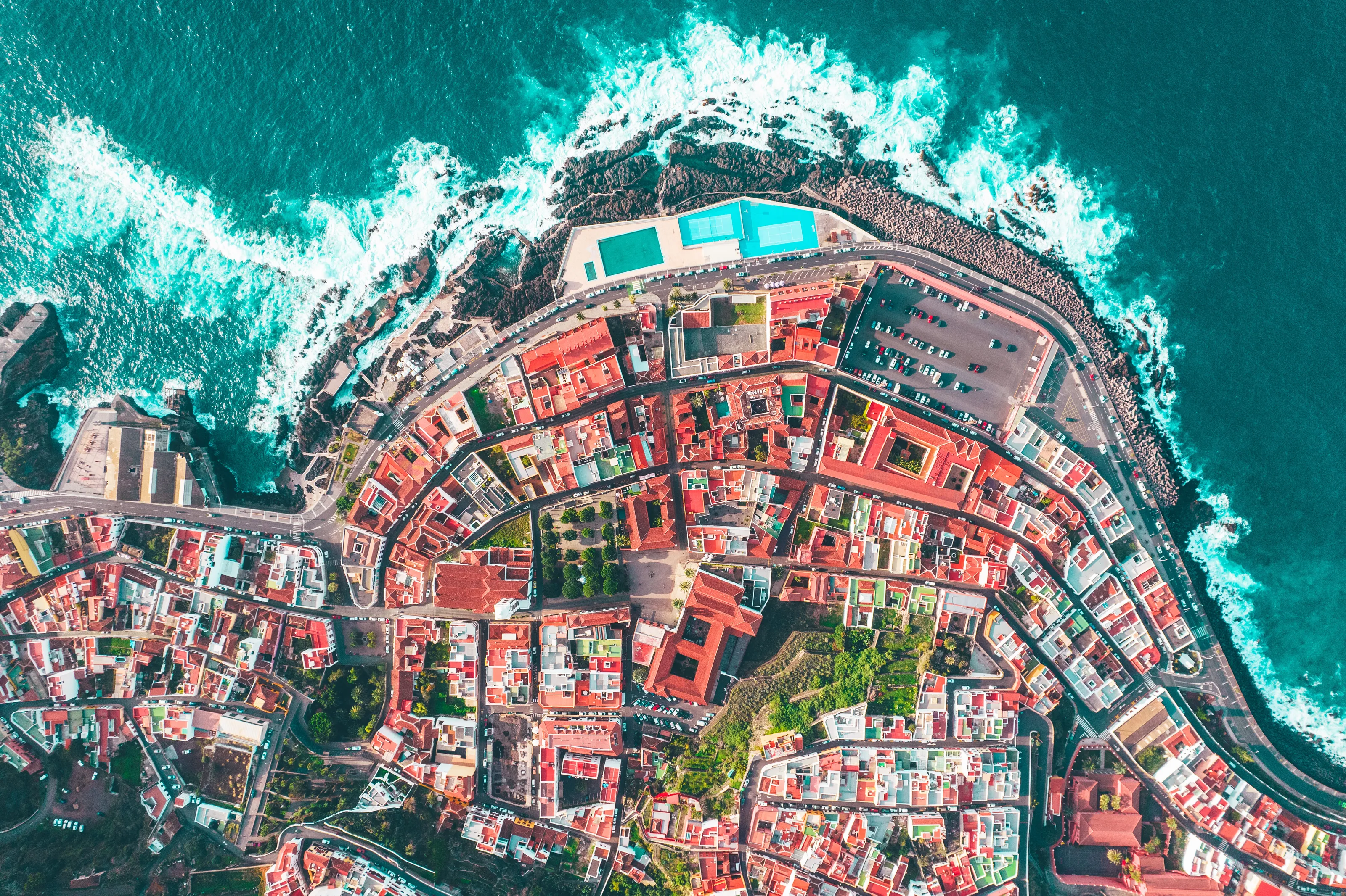 Tenerife from the air