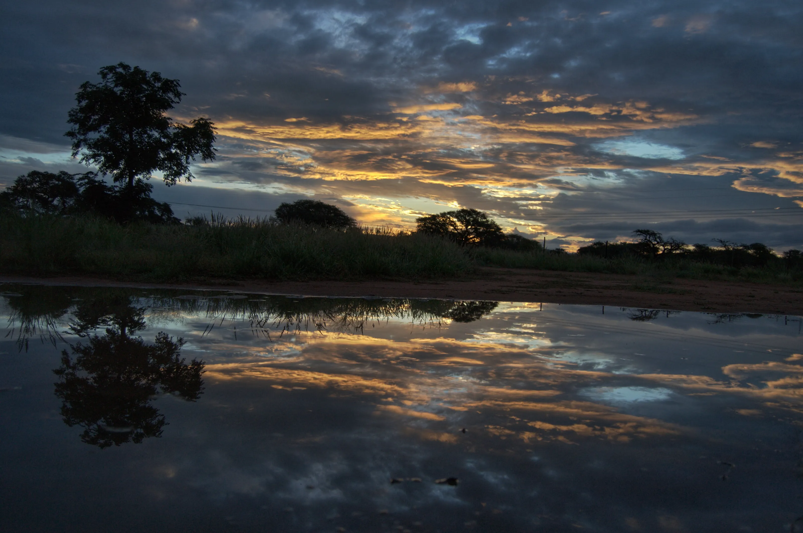 A Kalahari Sunset