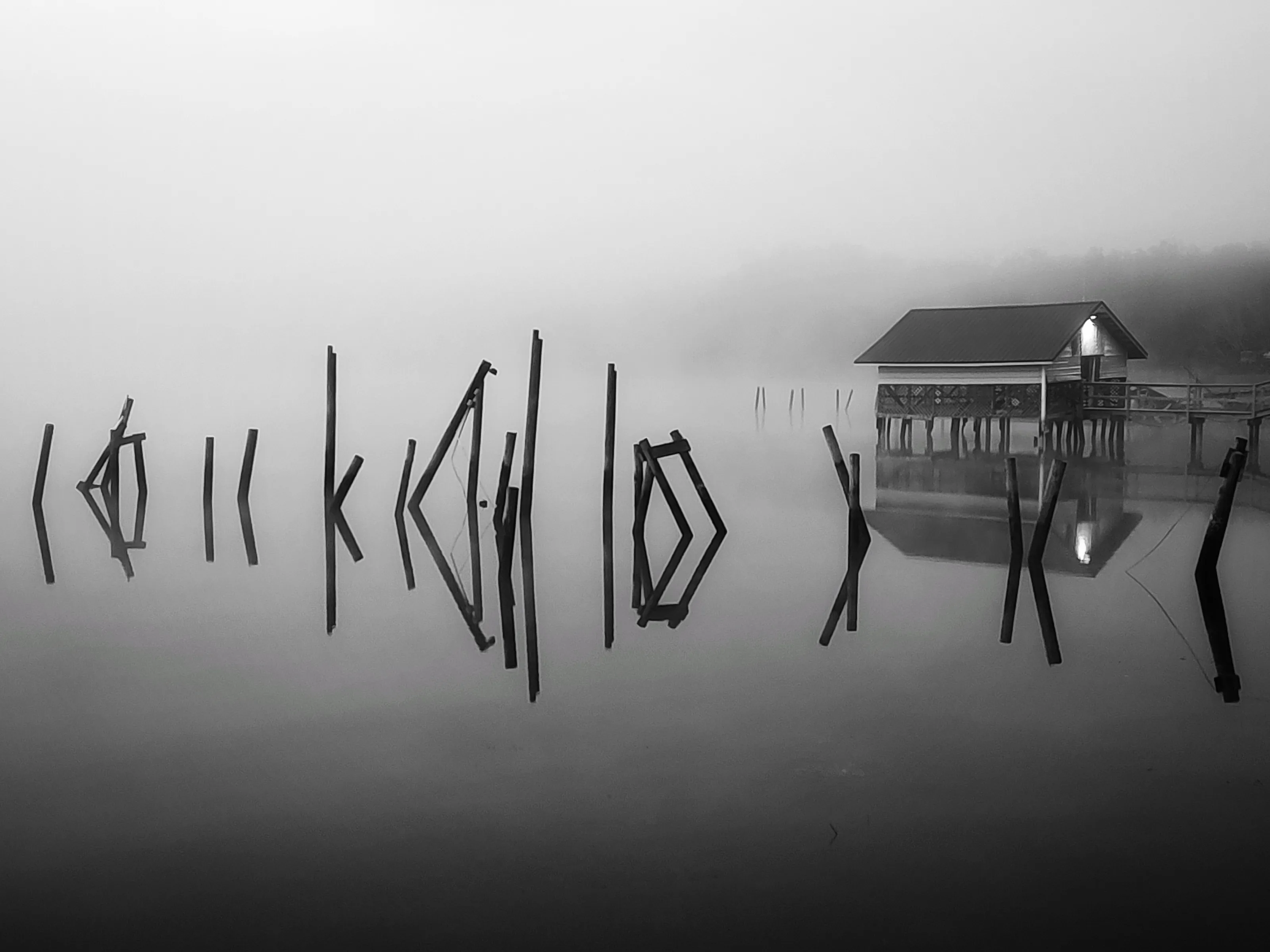 The Boathouse and the Fog