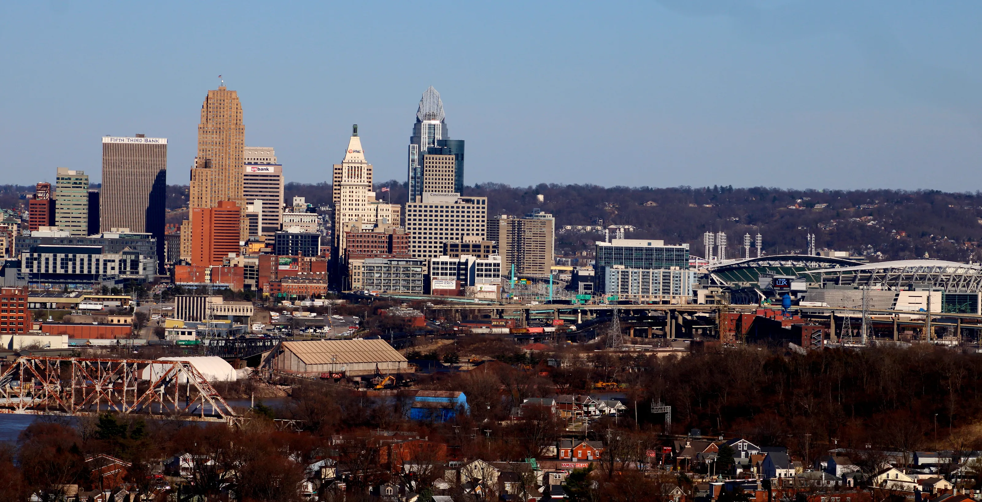 Cincy Ohio Skyline