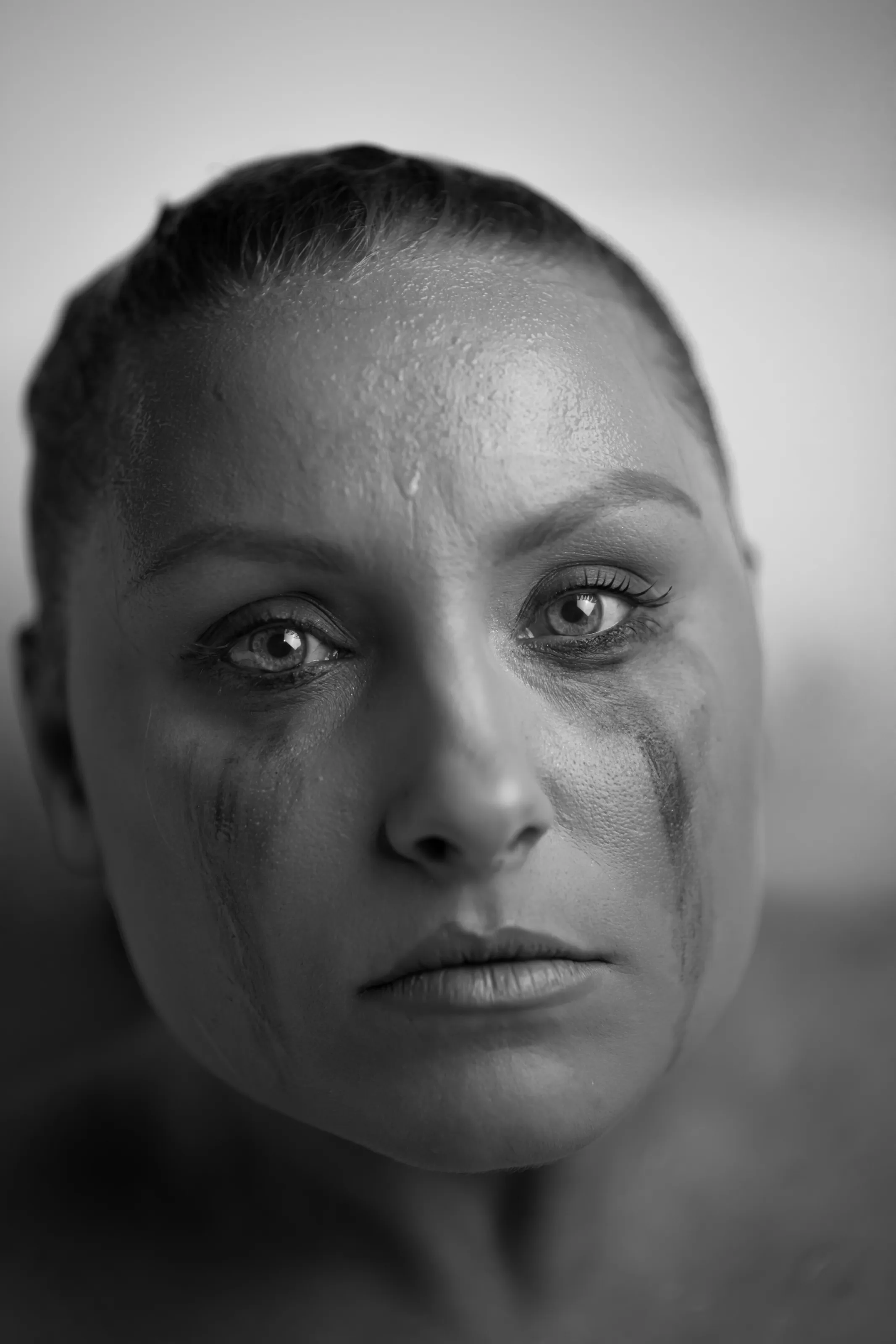 Woman with Green eyes
