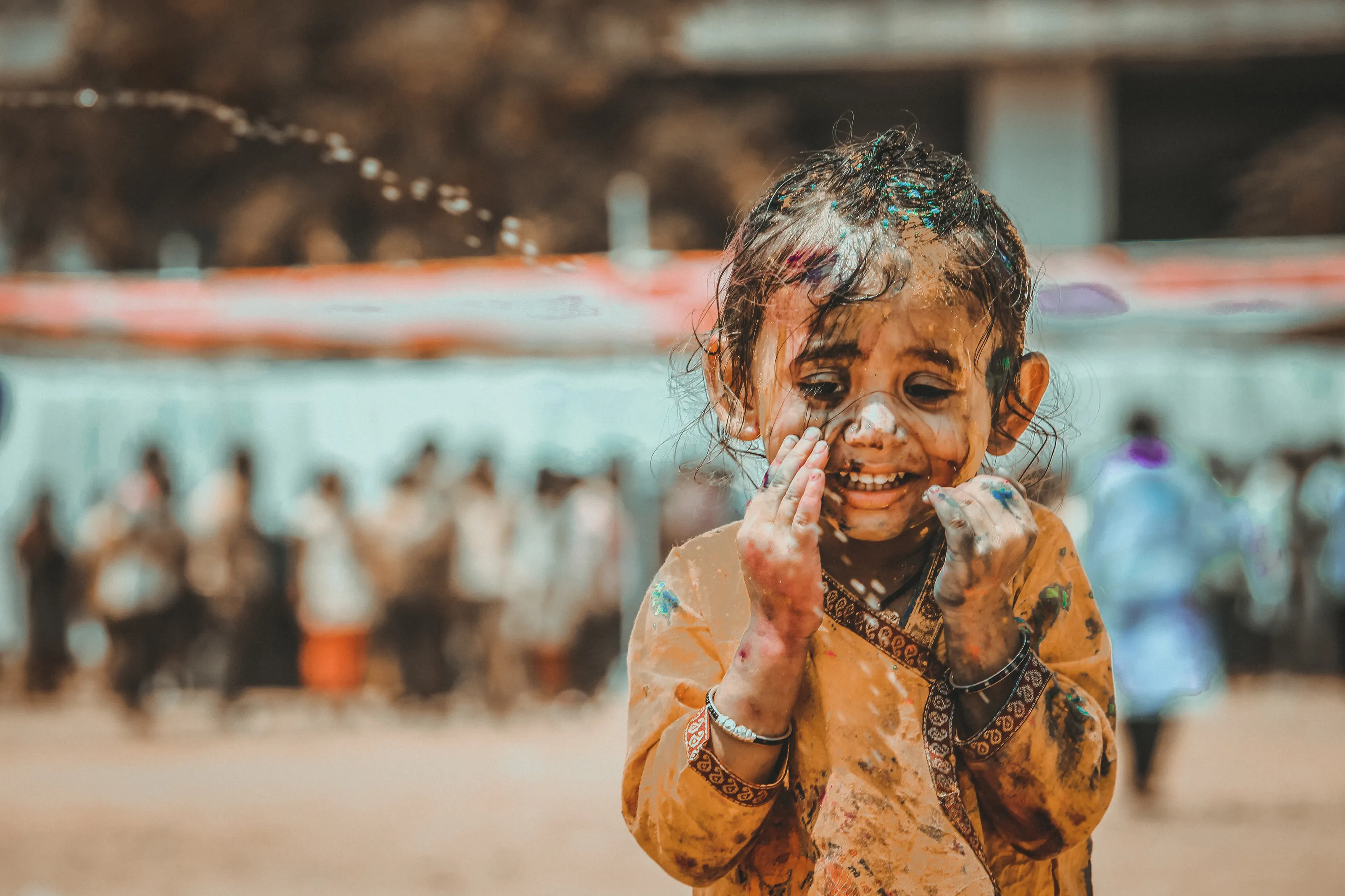 The colourful holi