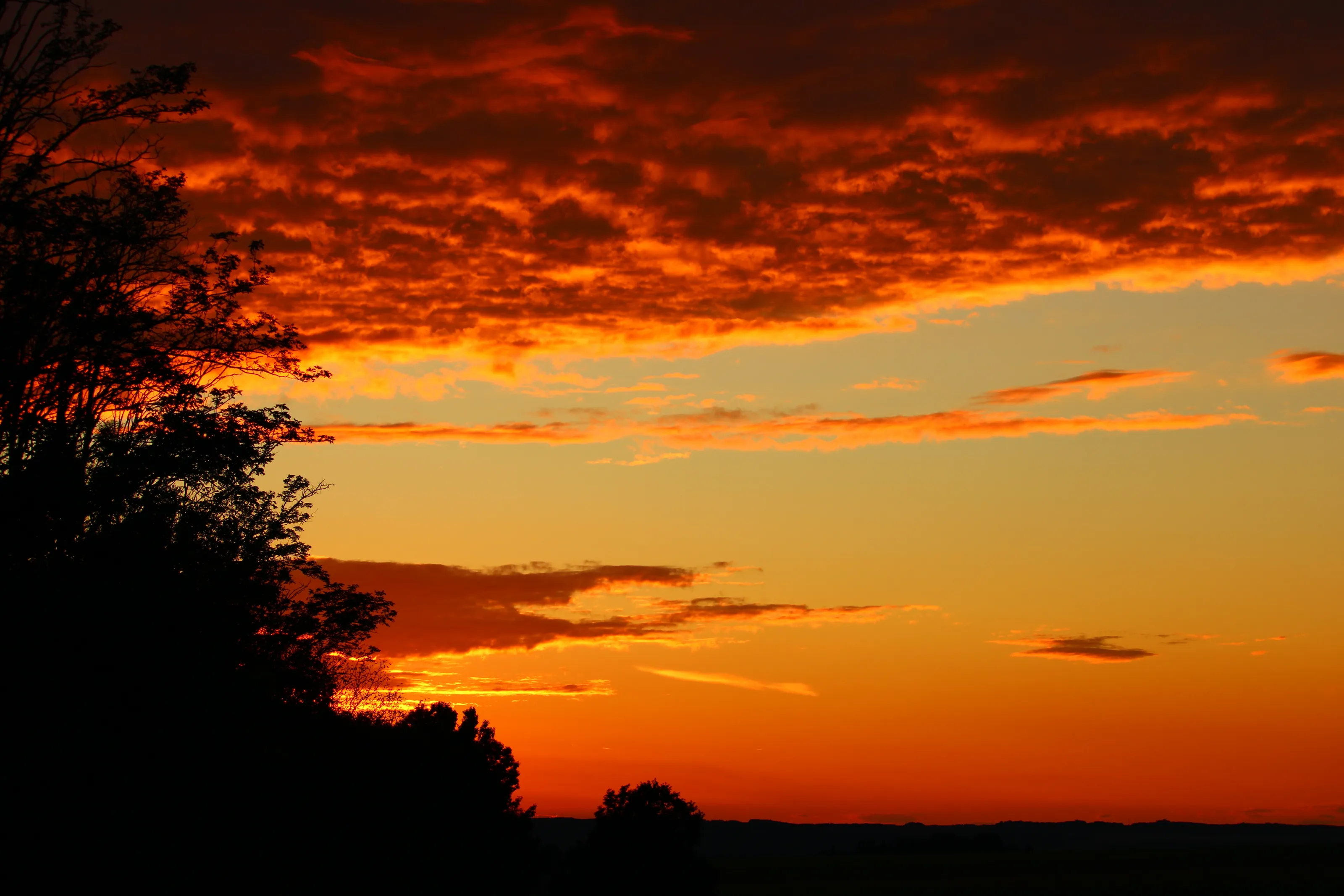 Burning sky