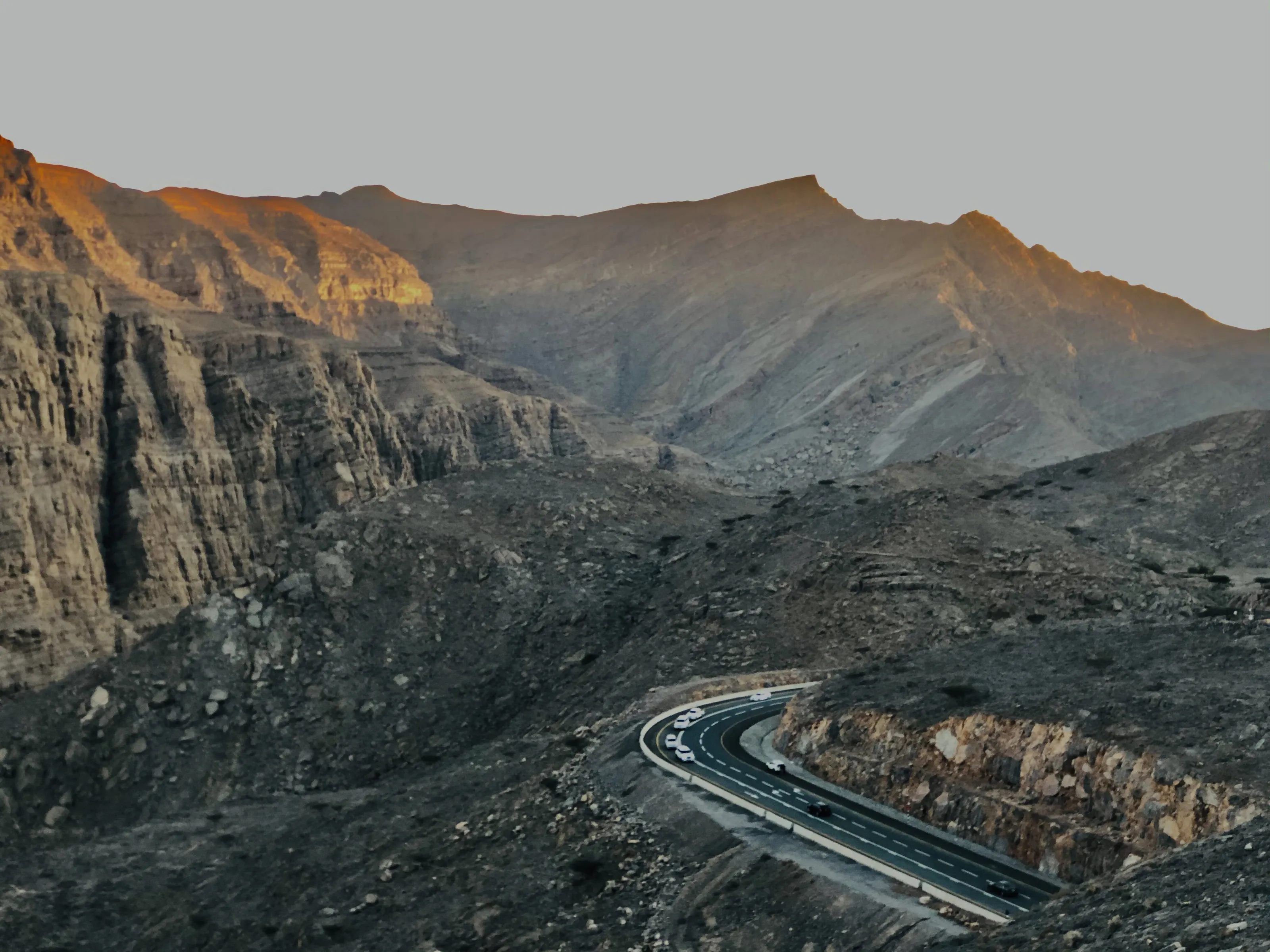 Top view from jebel jais