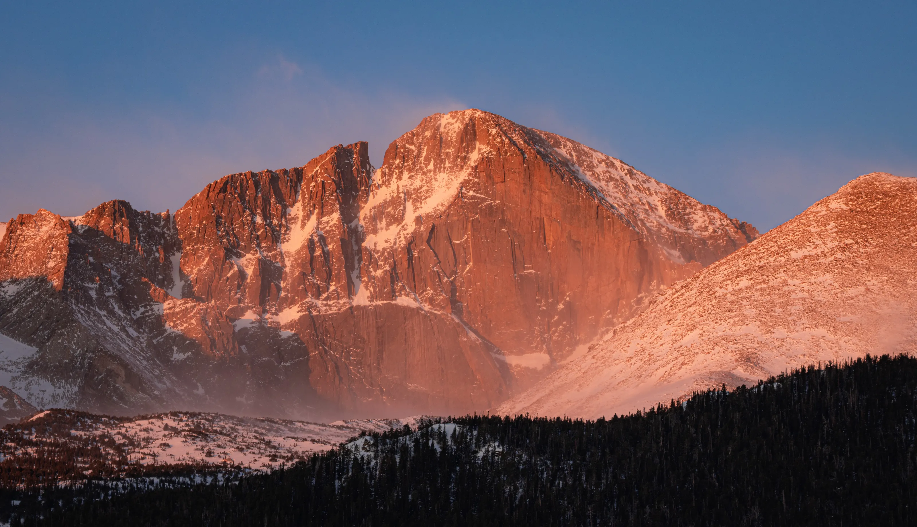 Longs Peak Alpenglow
