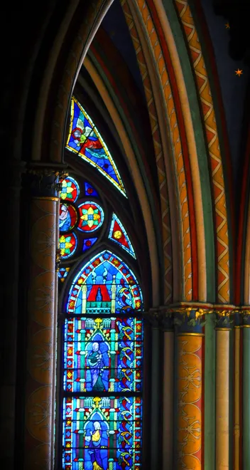 Vertical Stained Glass