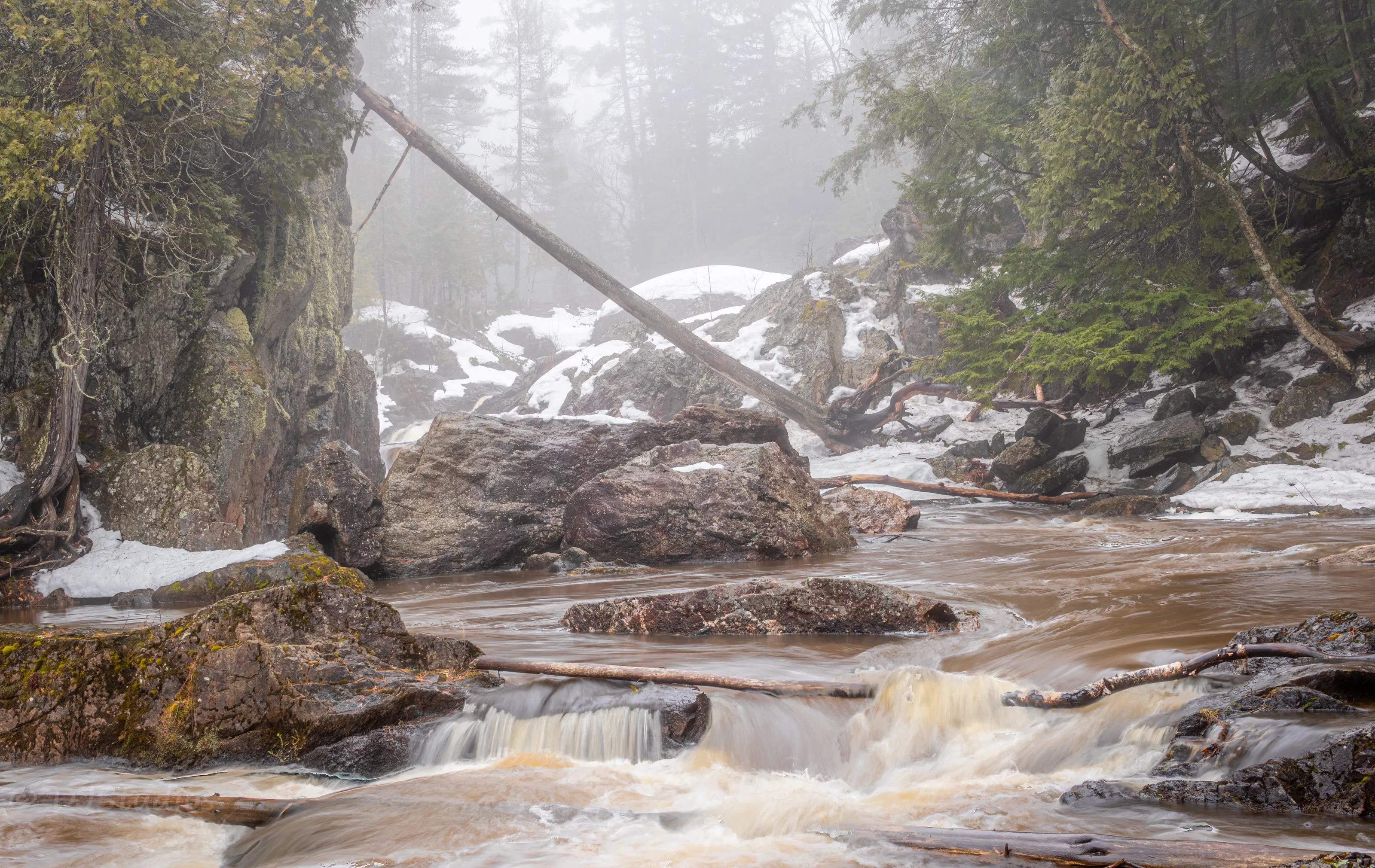 Dead River and some fog