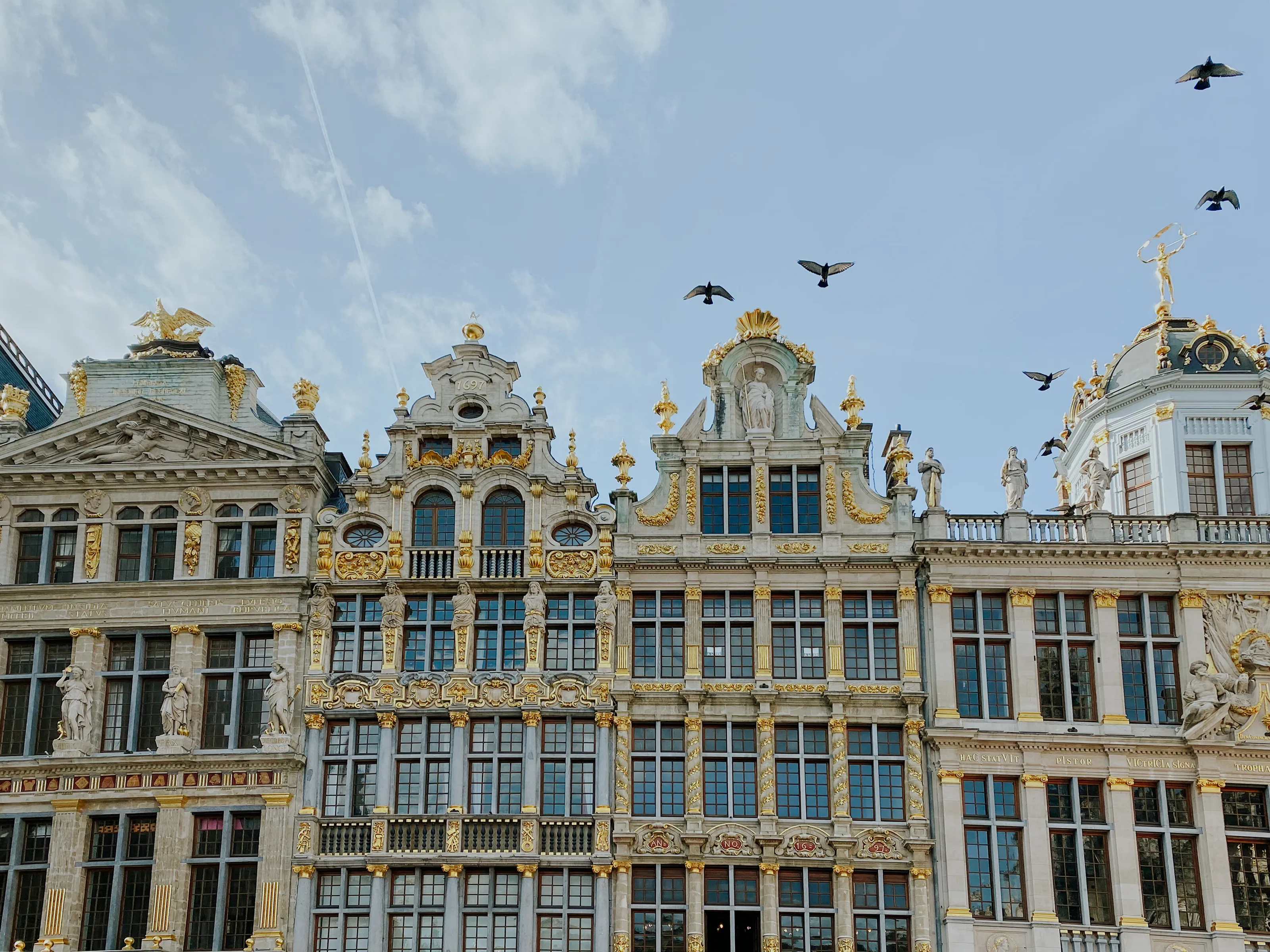 Facades of the Grand Palace, Brussels