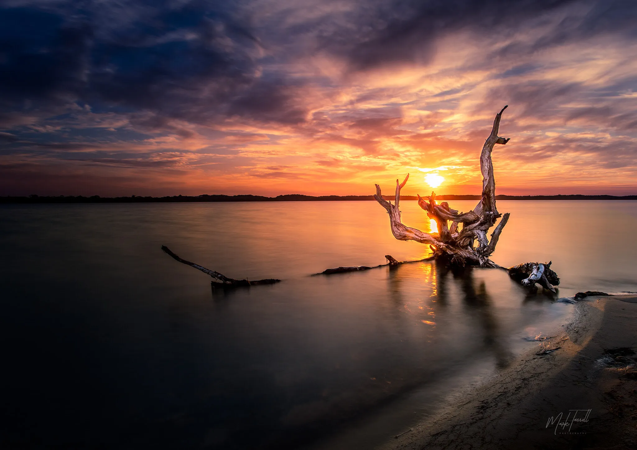 Tranquil sunset