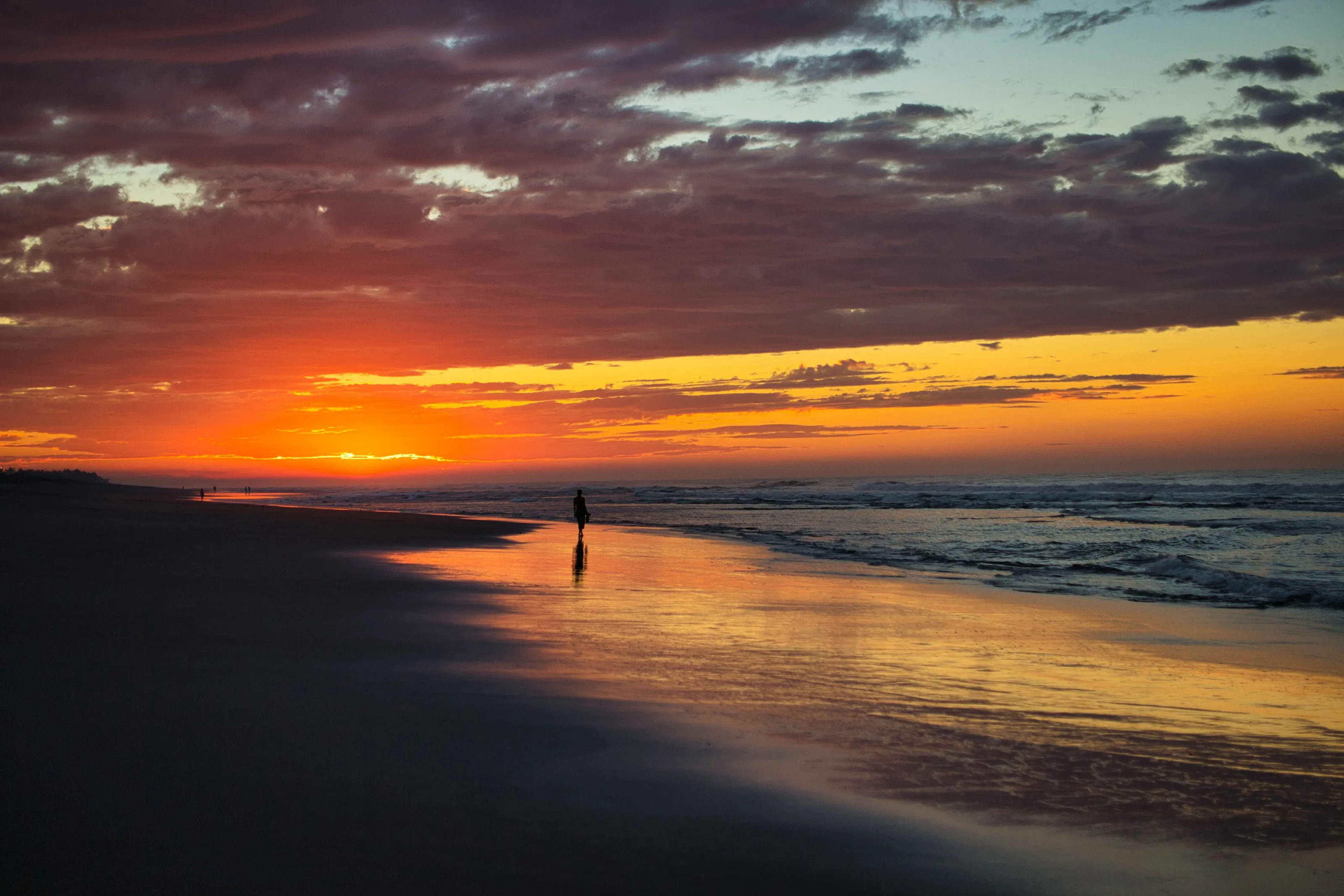 Pacific sunrise El Paredon, Guatemala
