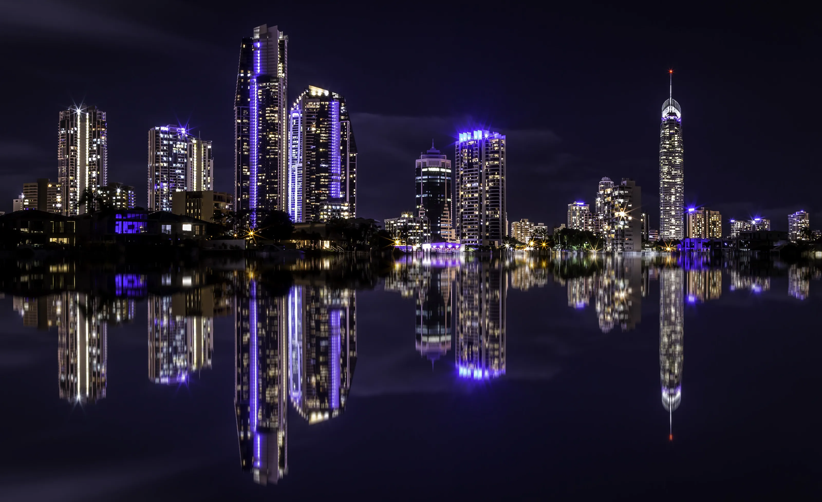 Surfers Paradise blue hour