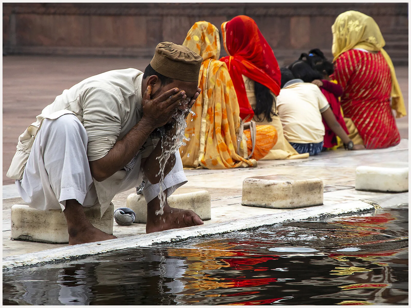 Cleansing before prayers