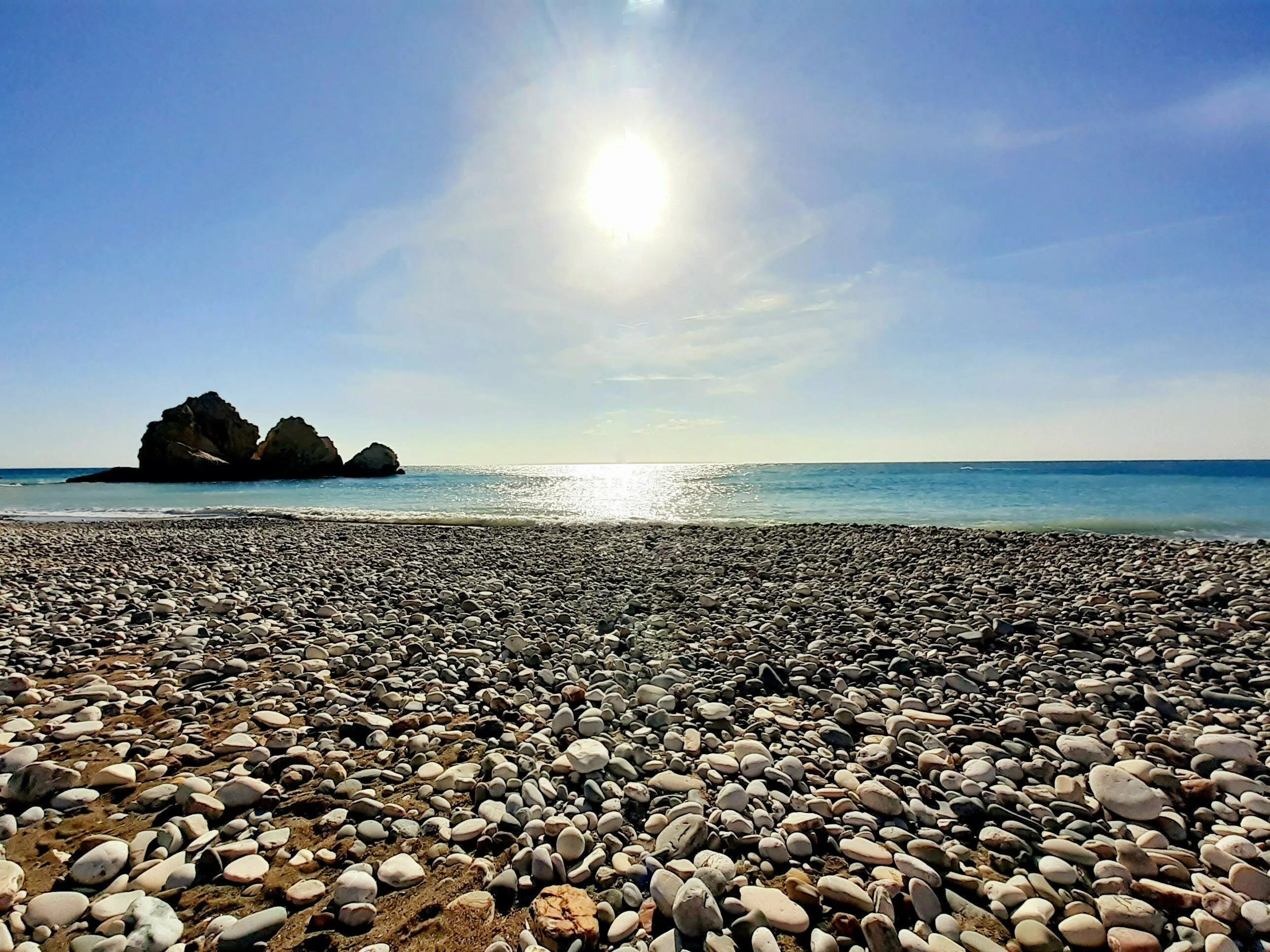 Stone beach
