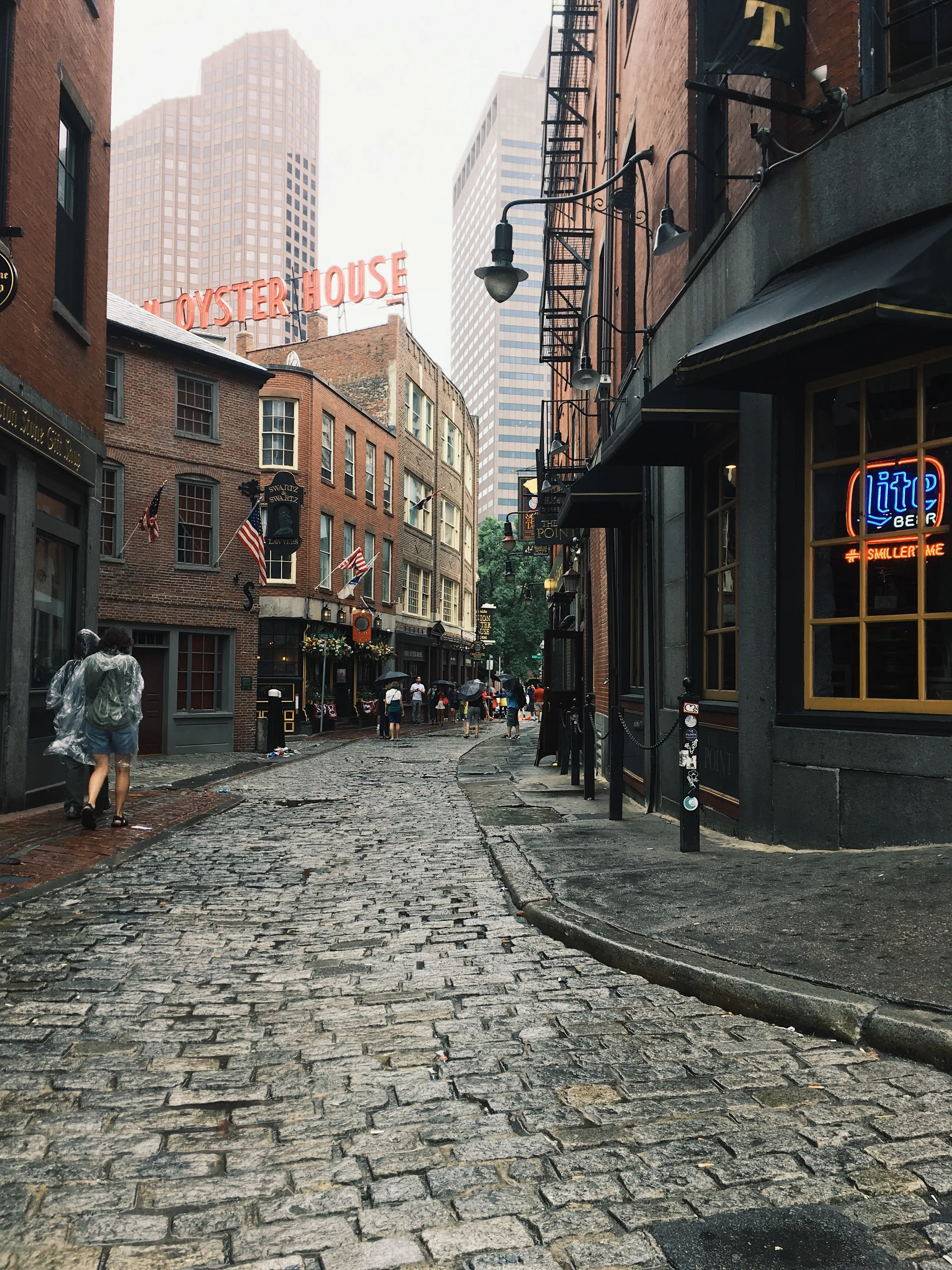Rainy Day in Boston