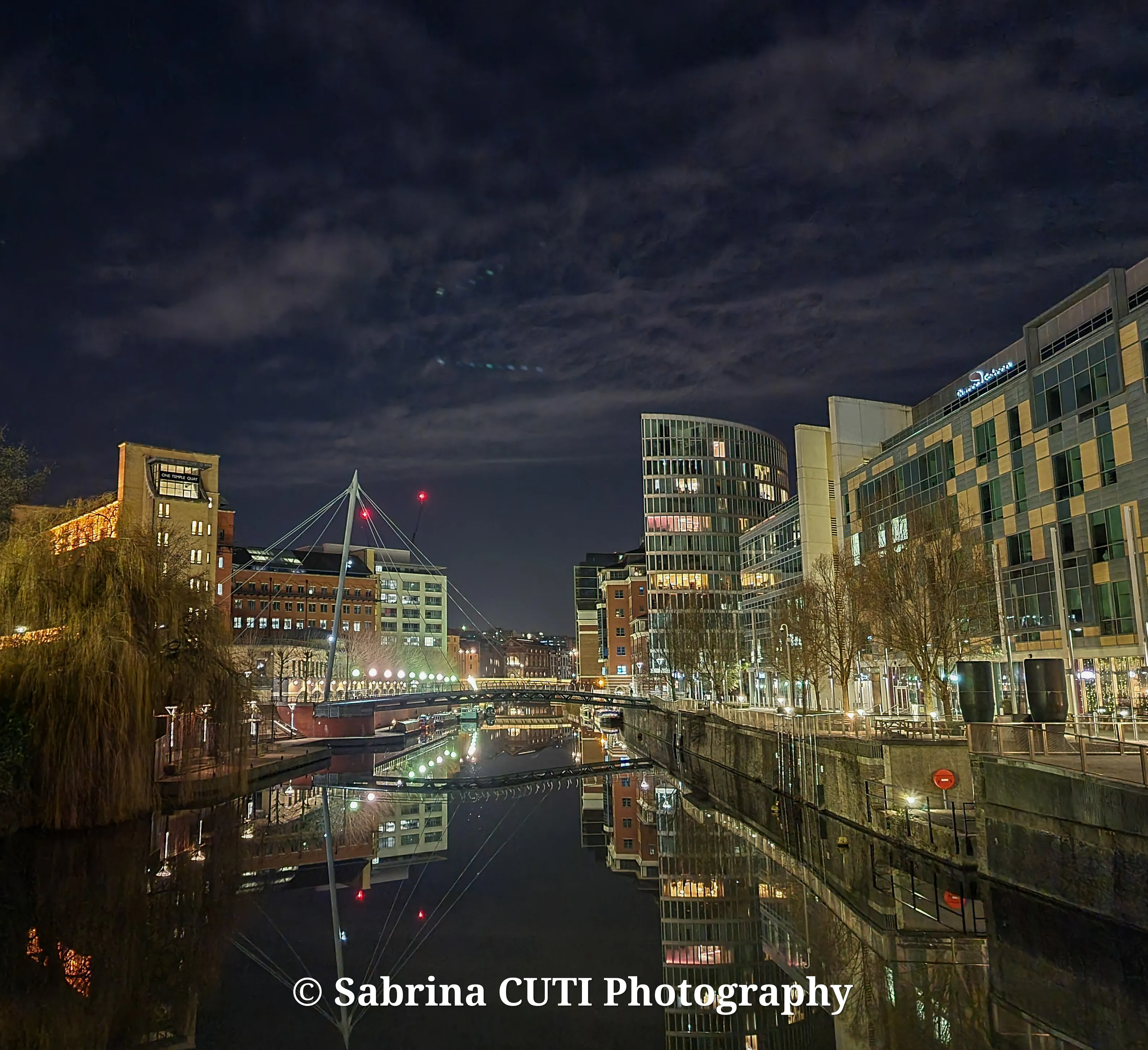 Bristol at night