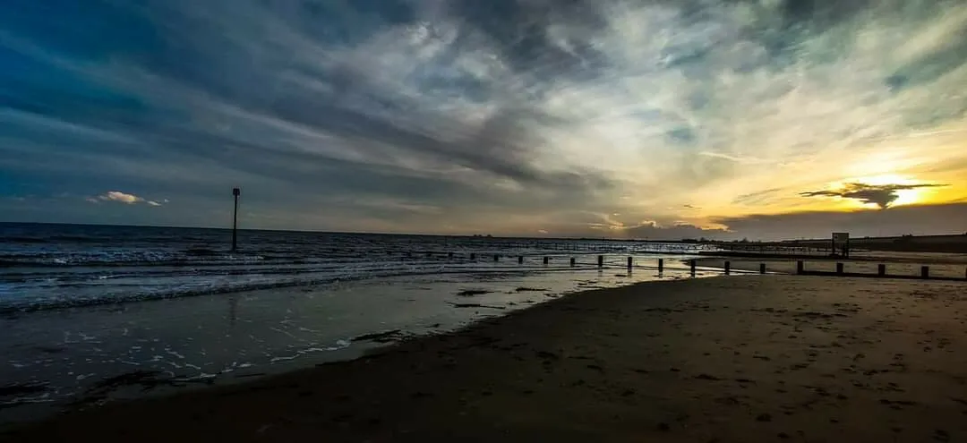 Sunset on the beach