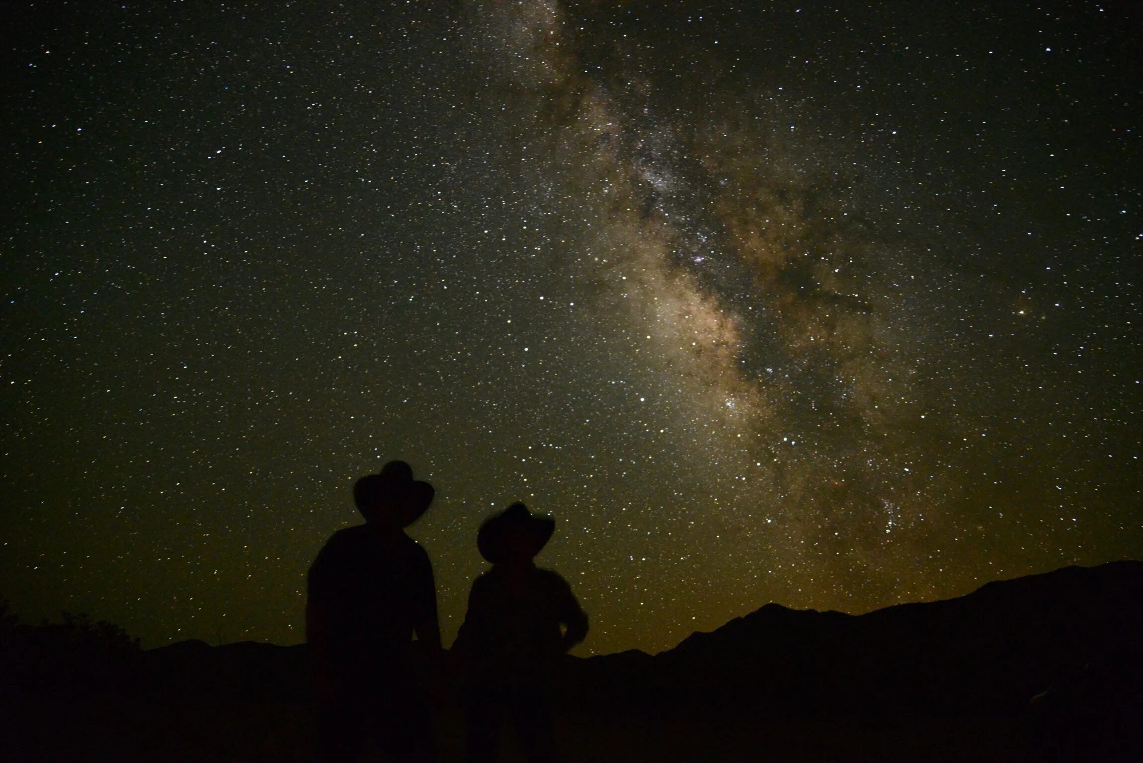 In the Desert sky