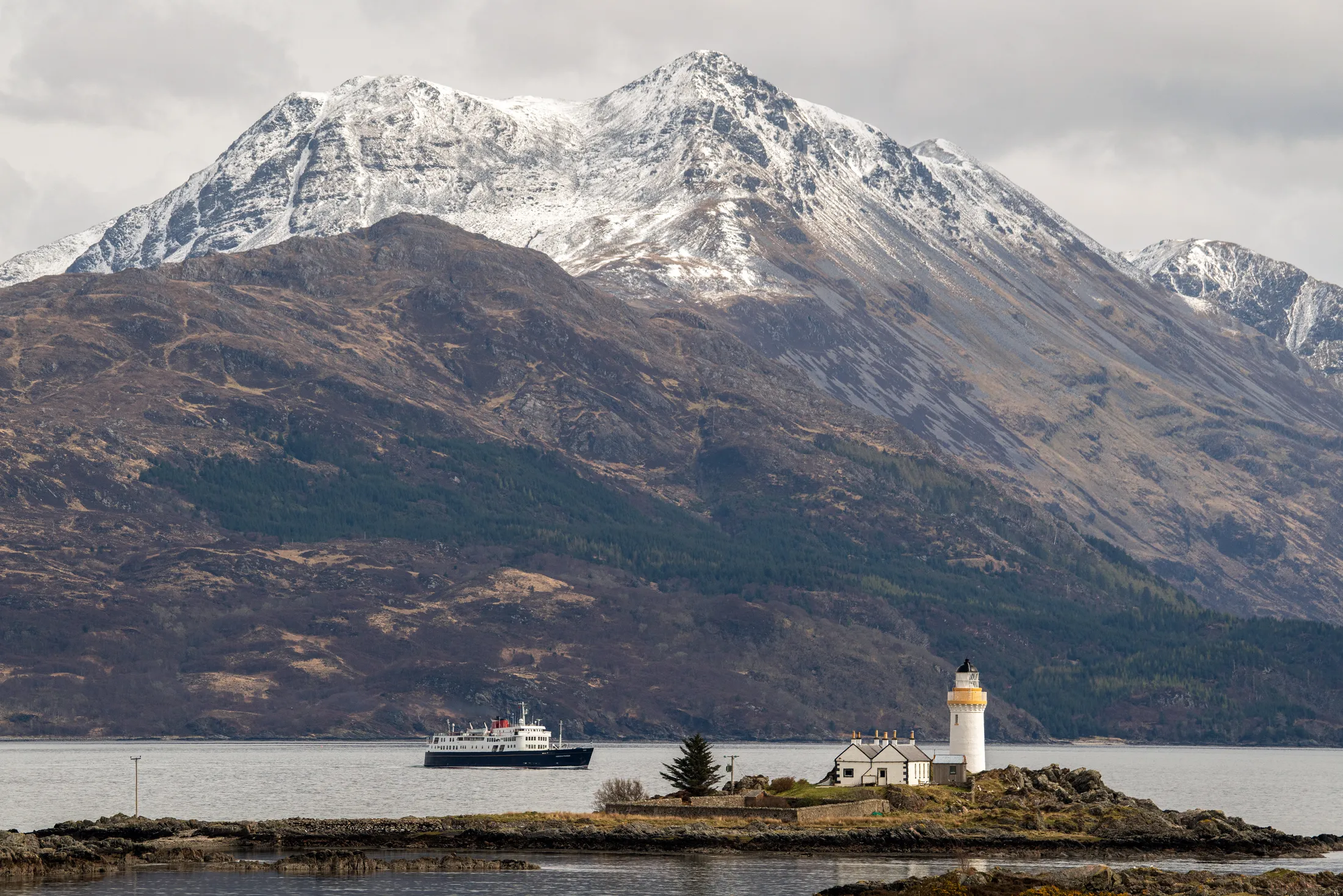 Hebridean Princess at Isleornsay, Isle of Skye