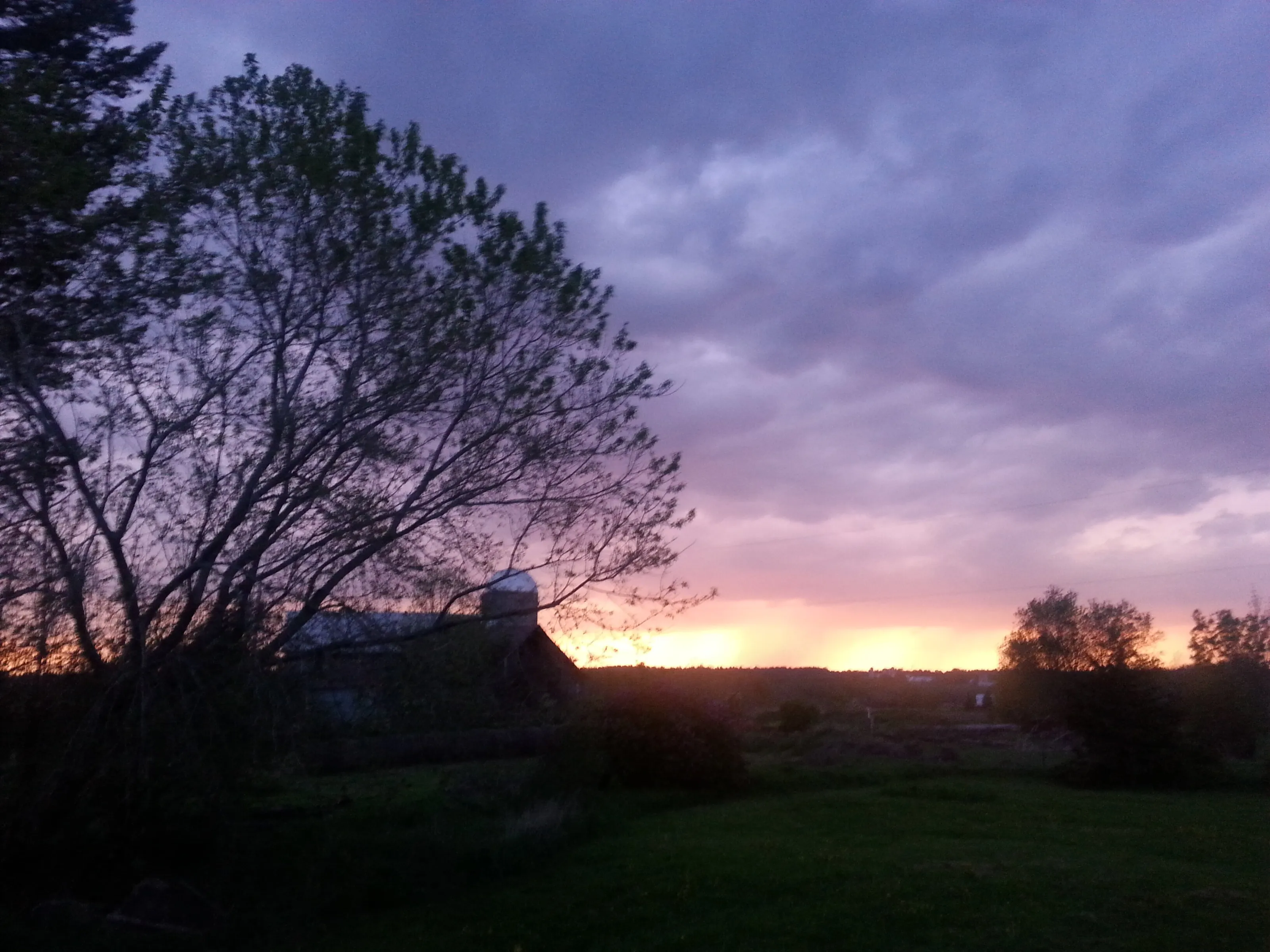 Storm At Sunset