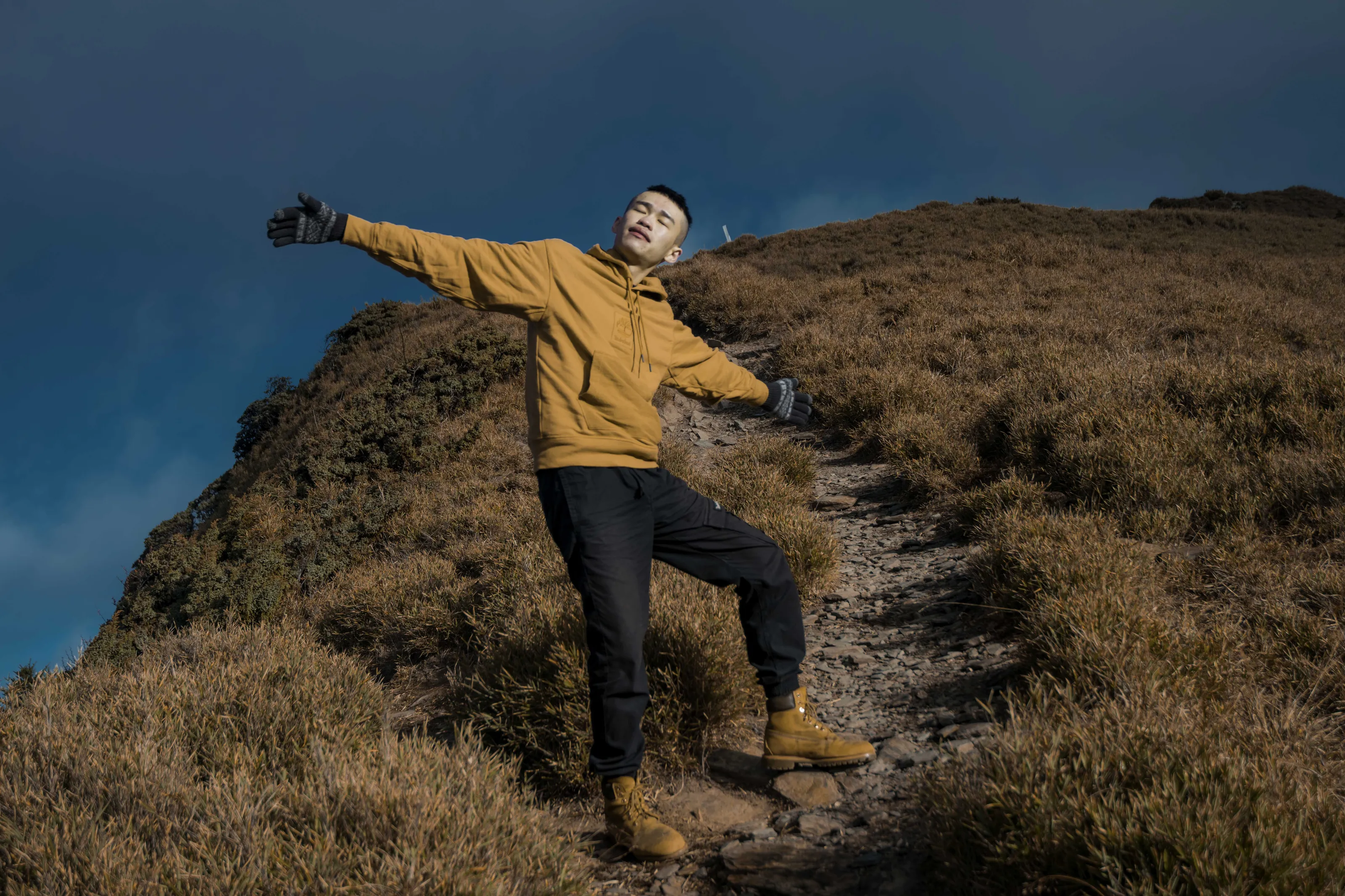 登山者的擁抱