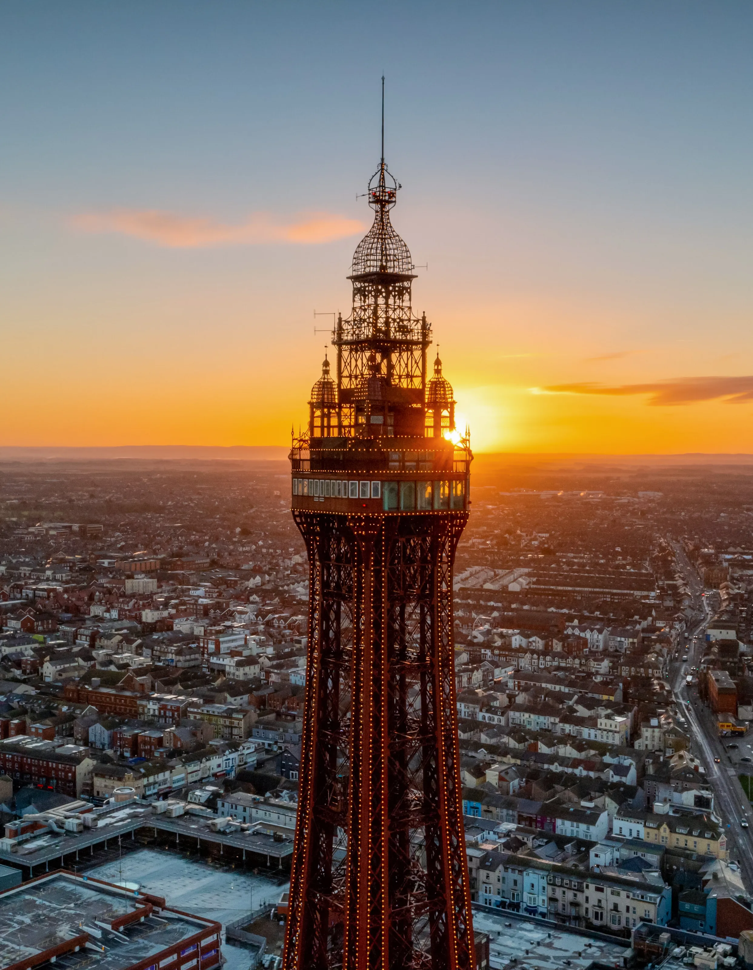 Sunrise Blackpool Tower