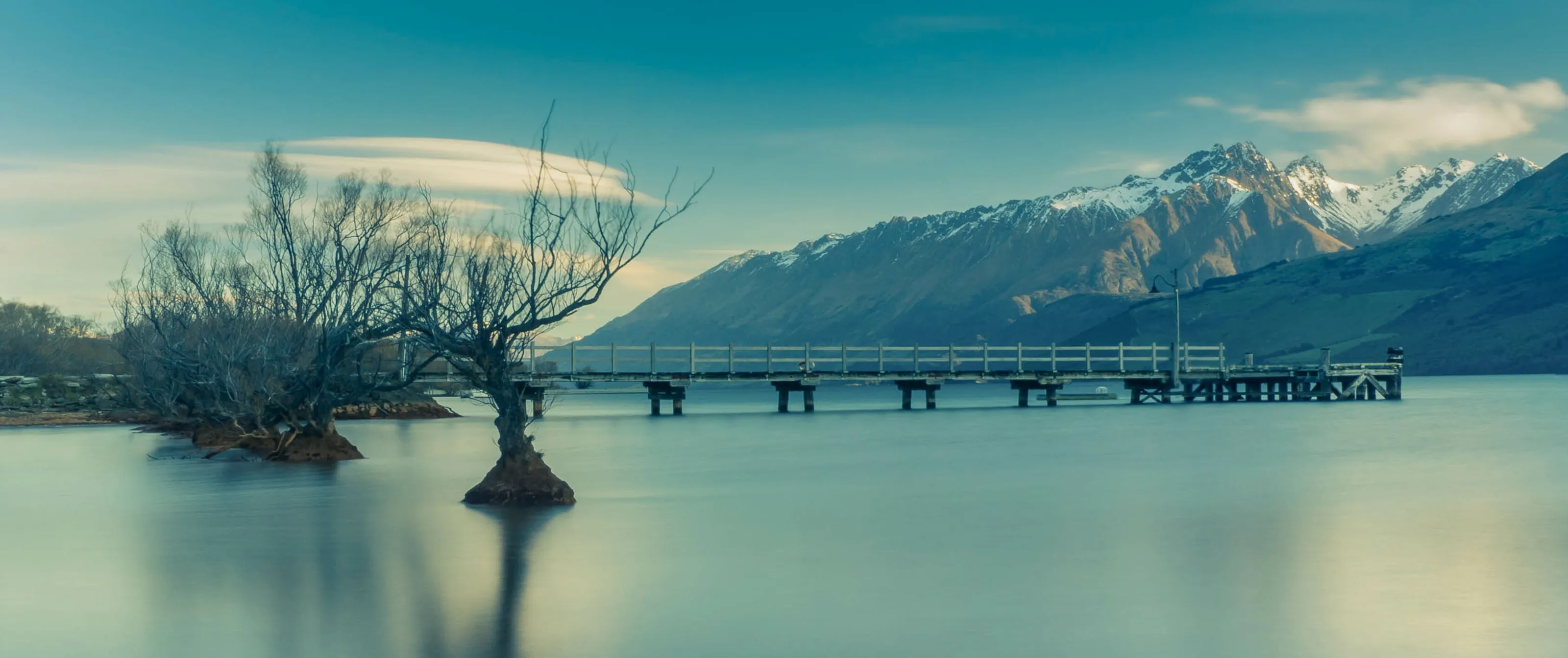 the wharf at Glenorchy