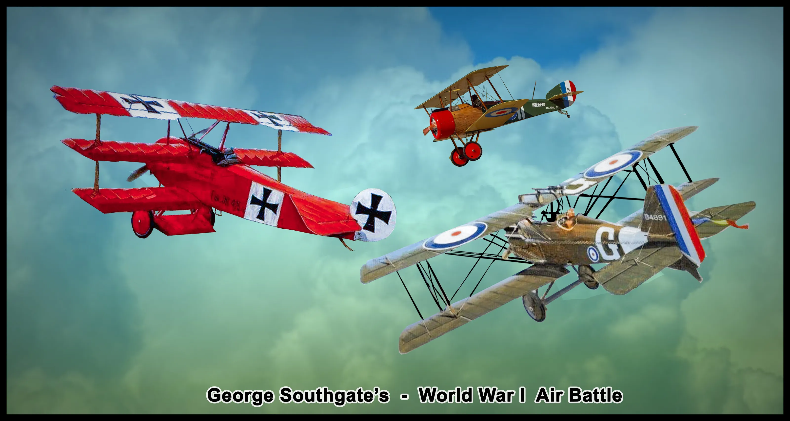 World War 1 Air Battle - for my sick Friend George Southgate