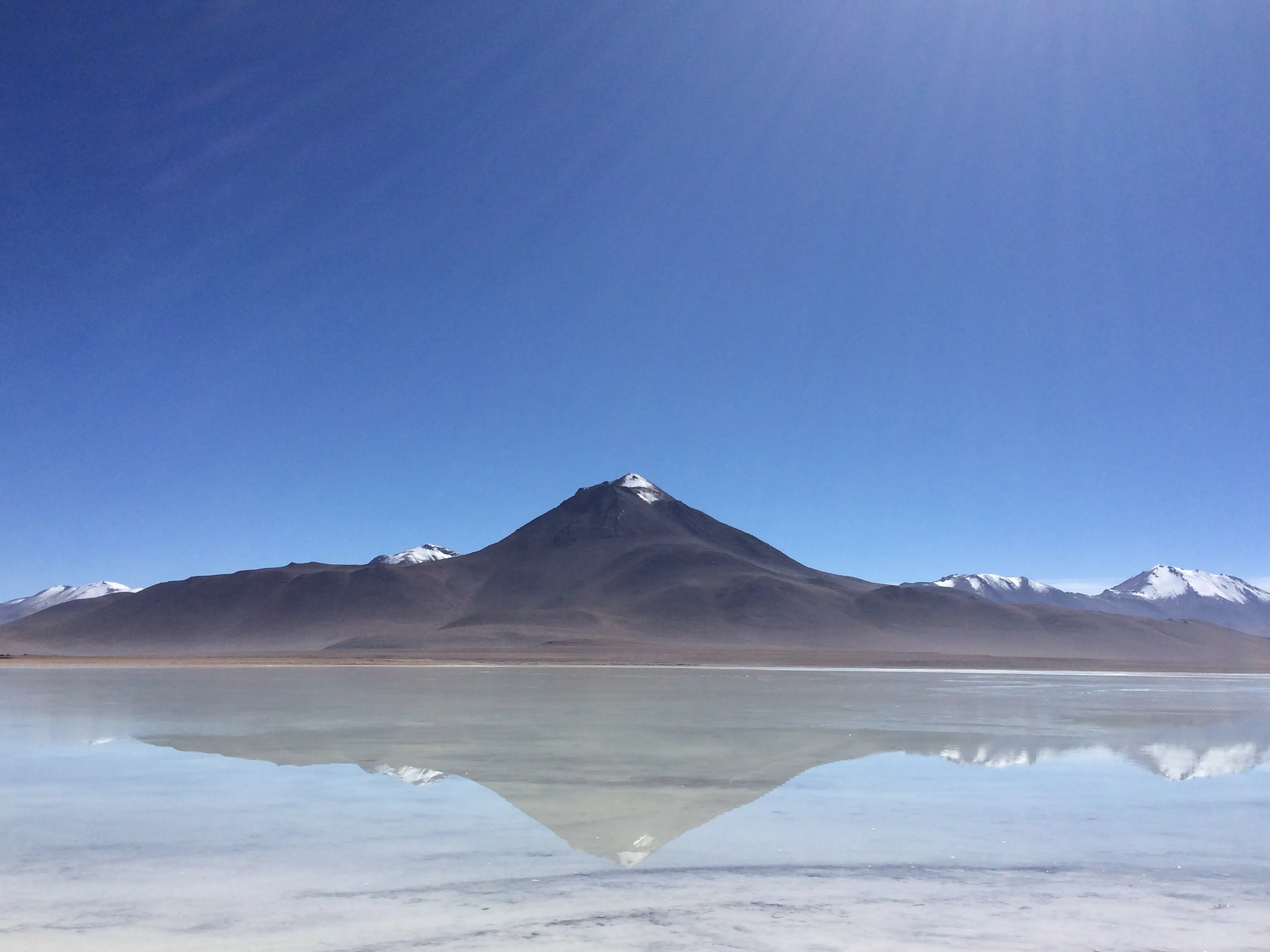 Reflections in Laguna Blanca, Bolivia