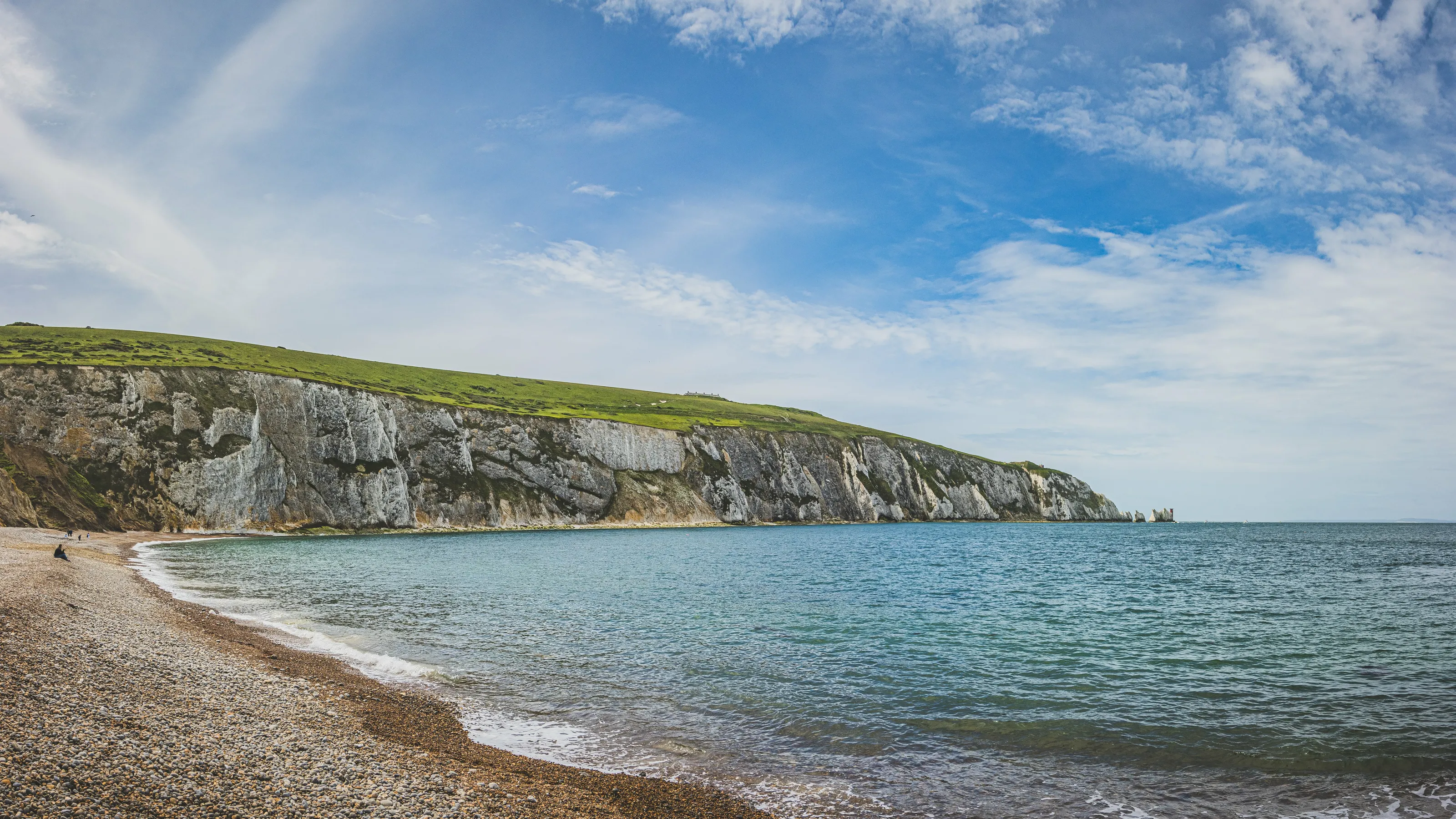 Alum Bay Pebble Beach