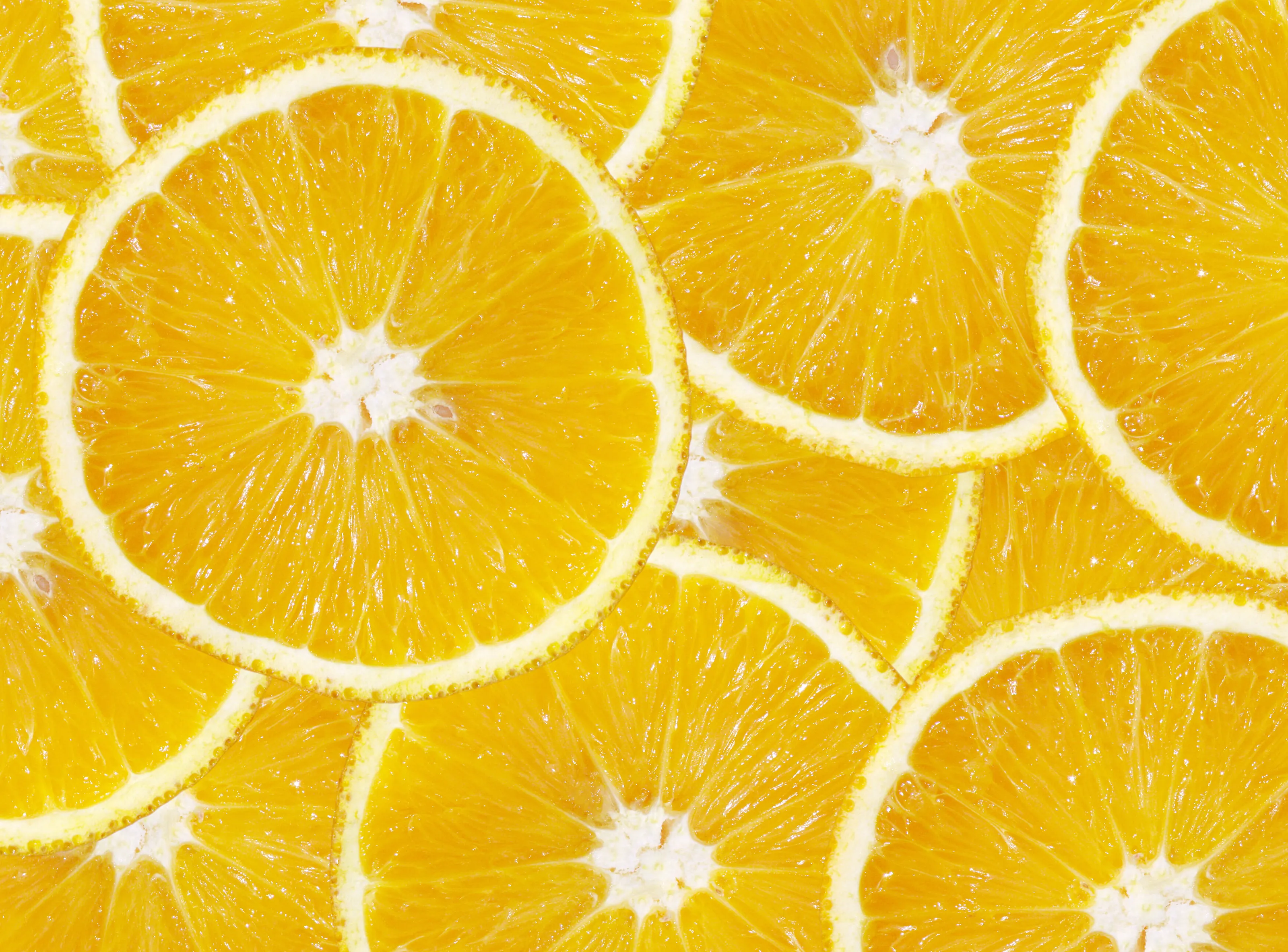 Slices of oranges