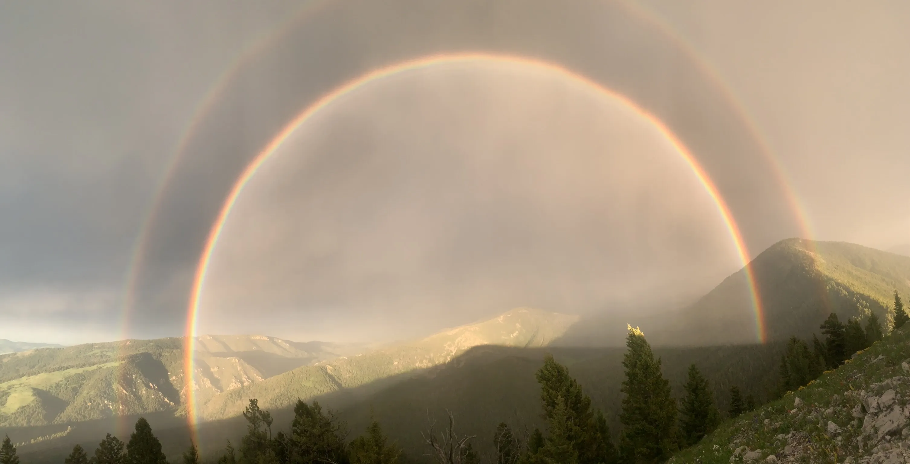 ~200 degree rainbow in the mountains near Bozeman, MT