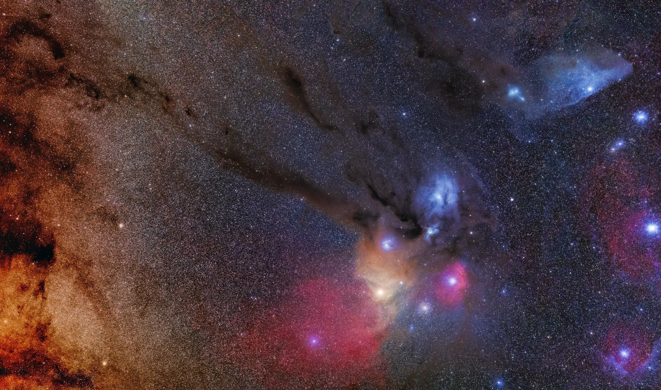 Rho Ophiuchi cloud complex - Heart of Scorpius