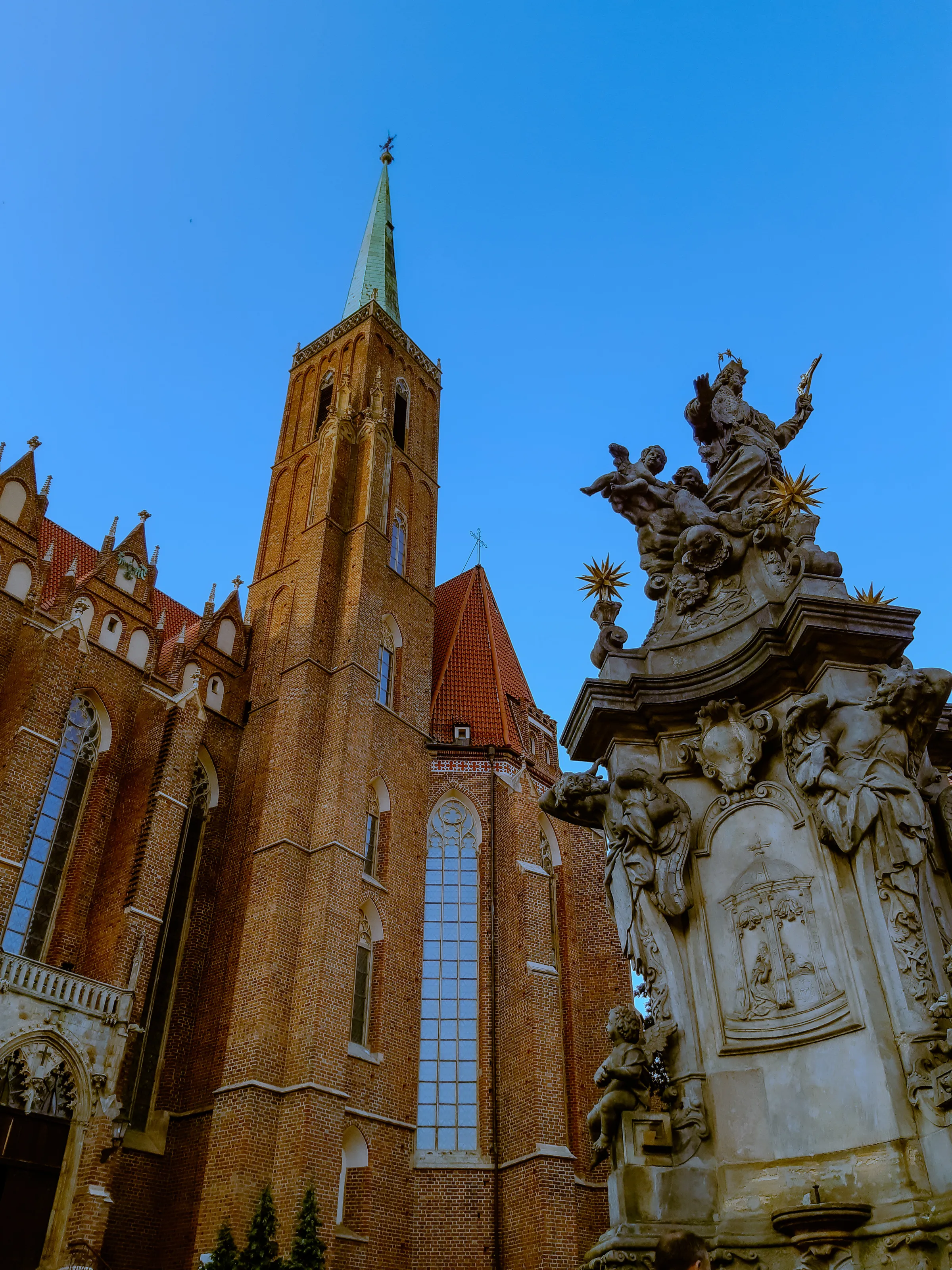 Beautiful monument in Wroclaw