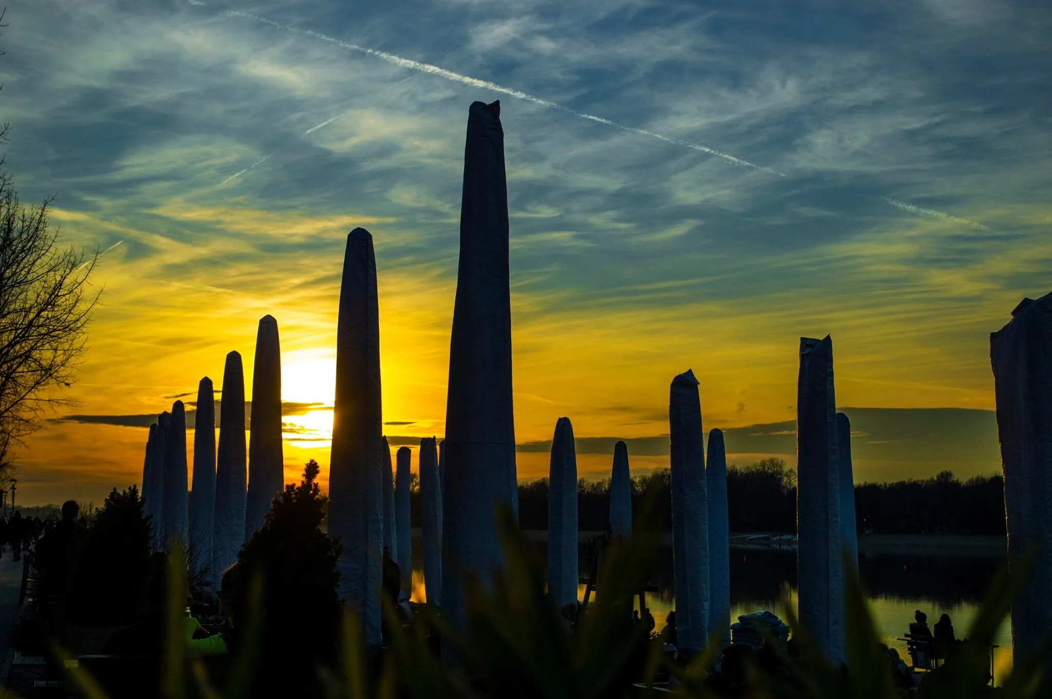 Ada ciganlija sunset