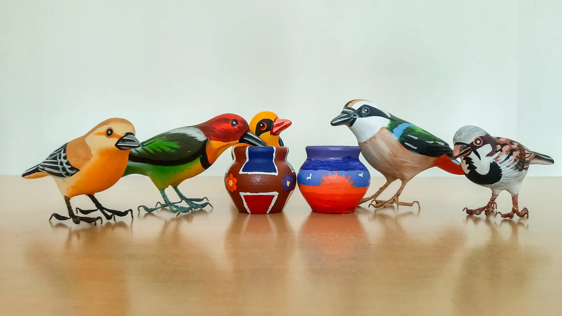 Clay and Paper Mache toys