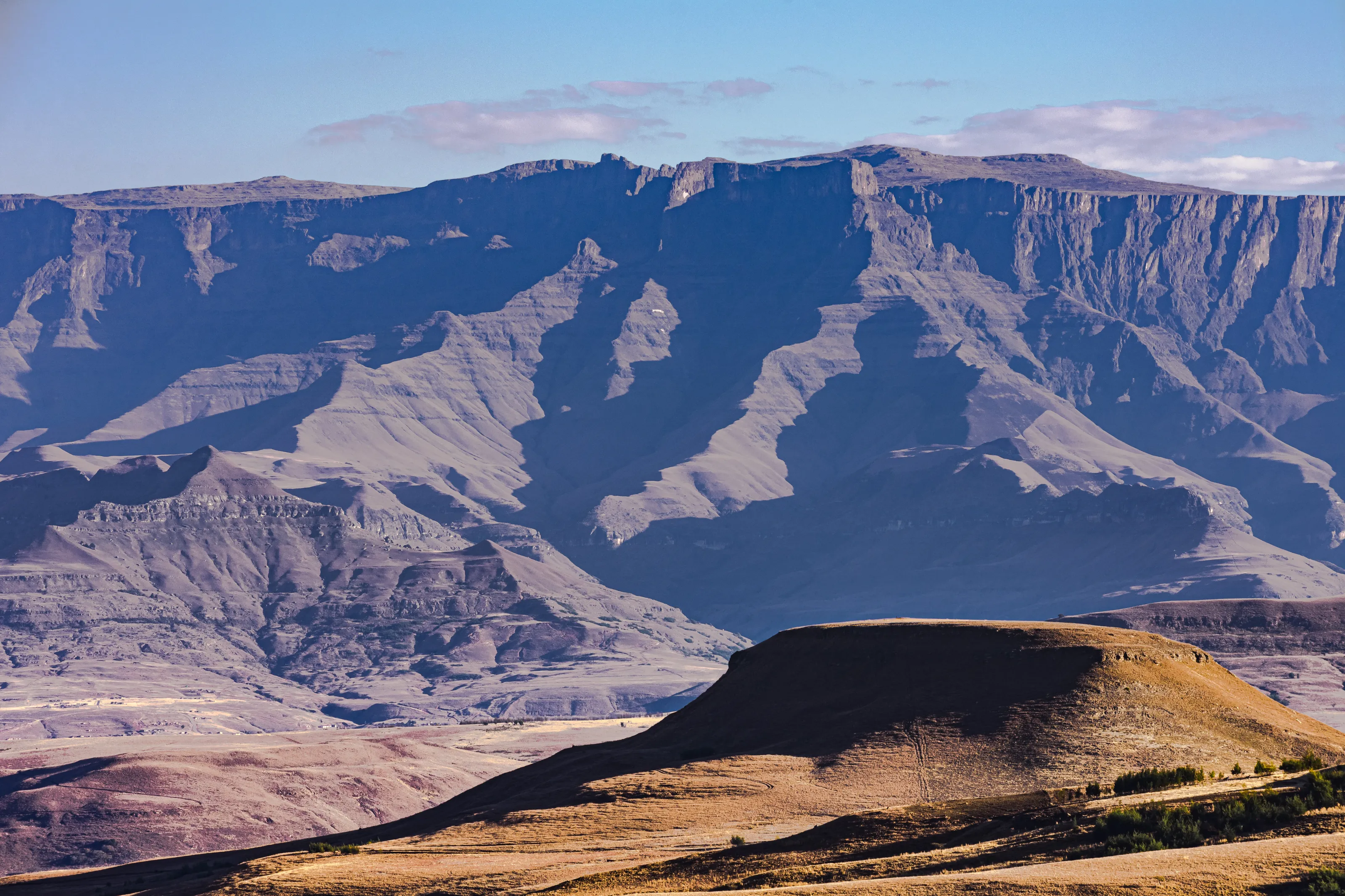 Vast mountains of the Drakensberg