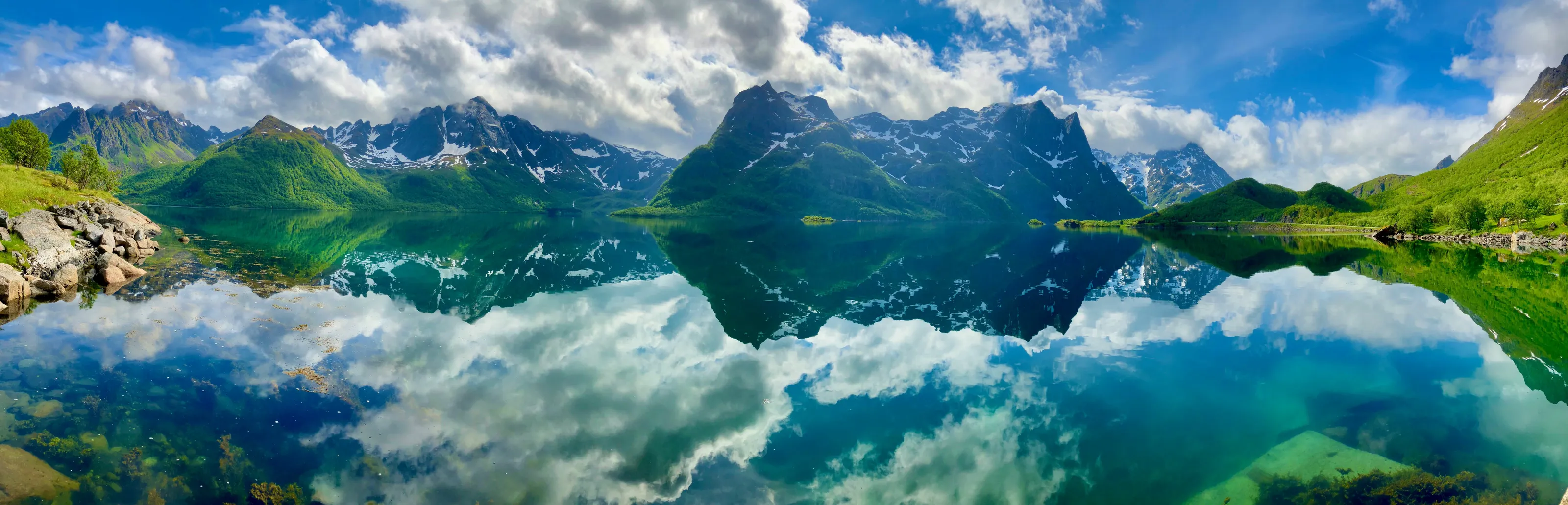 Rerflections of Lofoten Islands