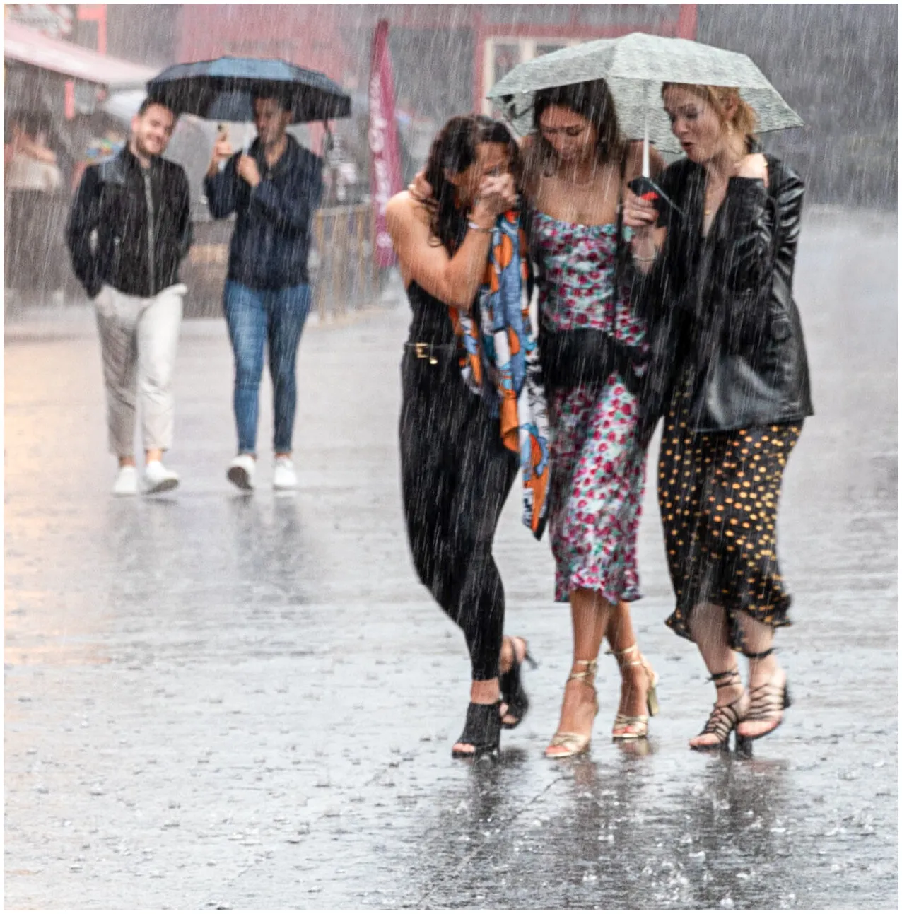 The forecast was for showers