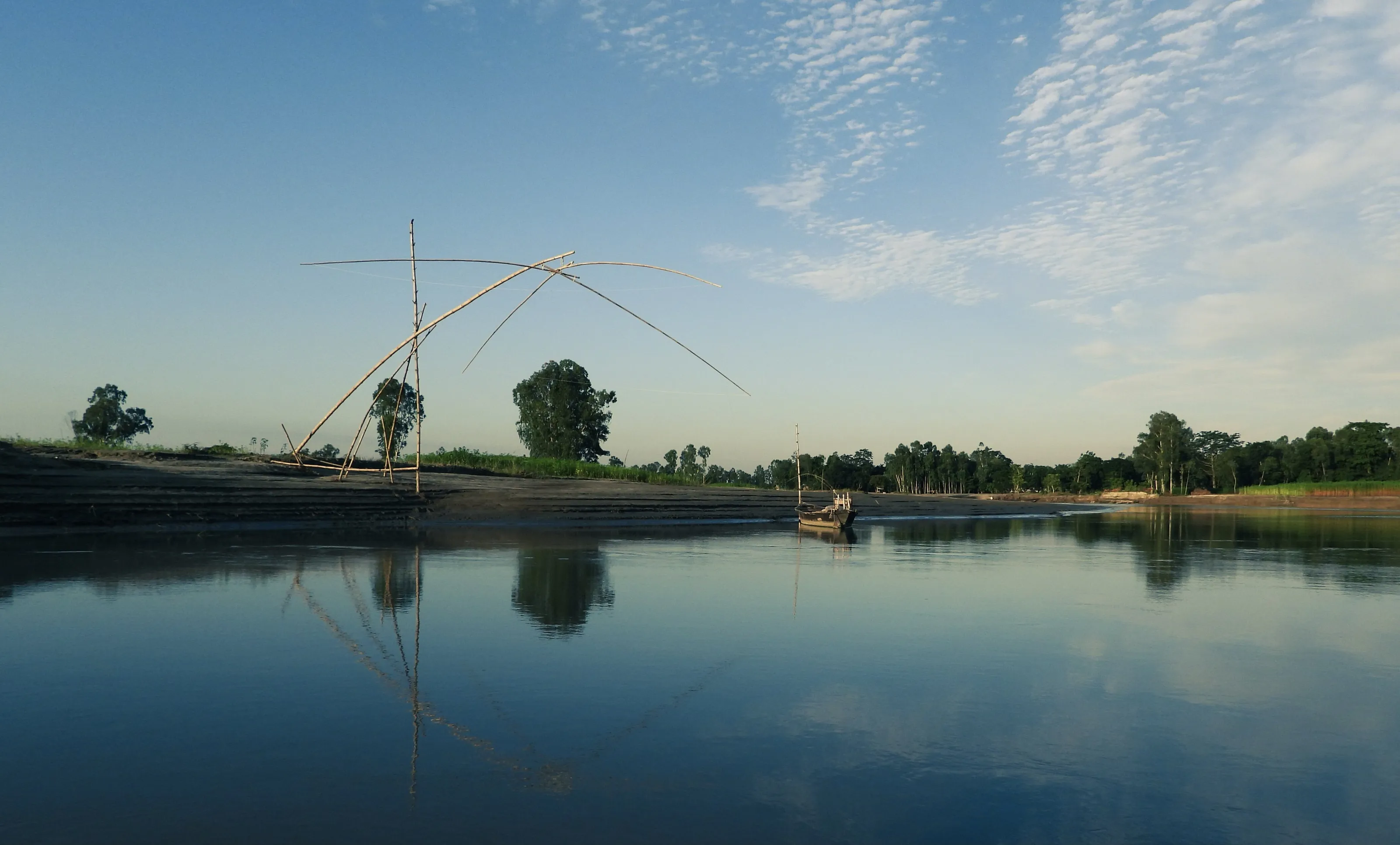The river